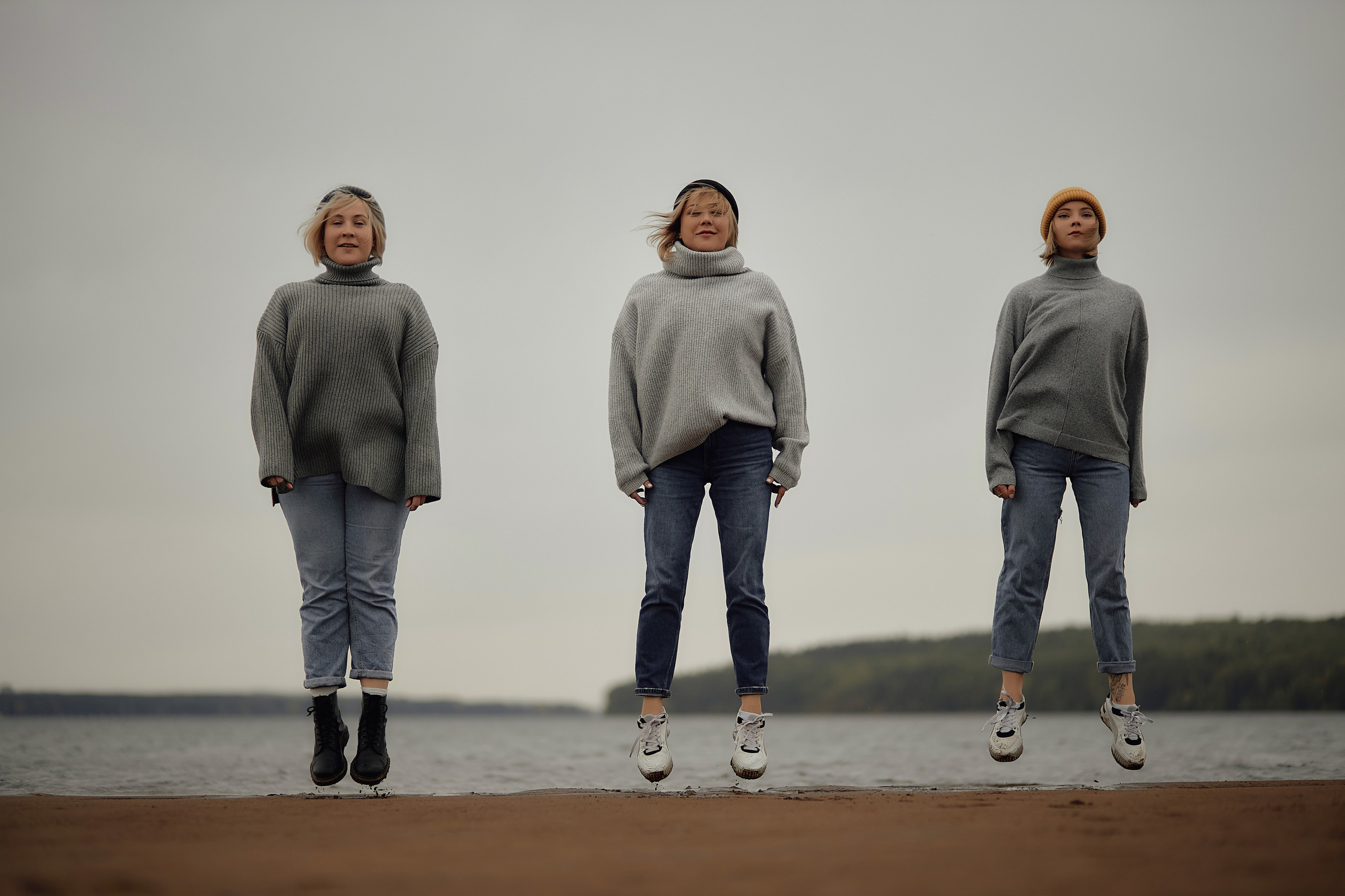 Аня, Таня, Полина, Оля и бабушка Клава. Свадебный фотограф Чайковский