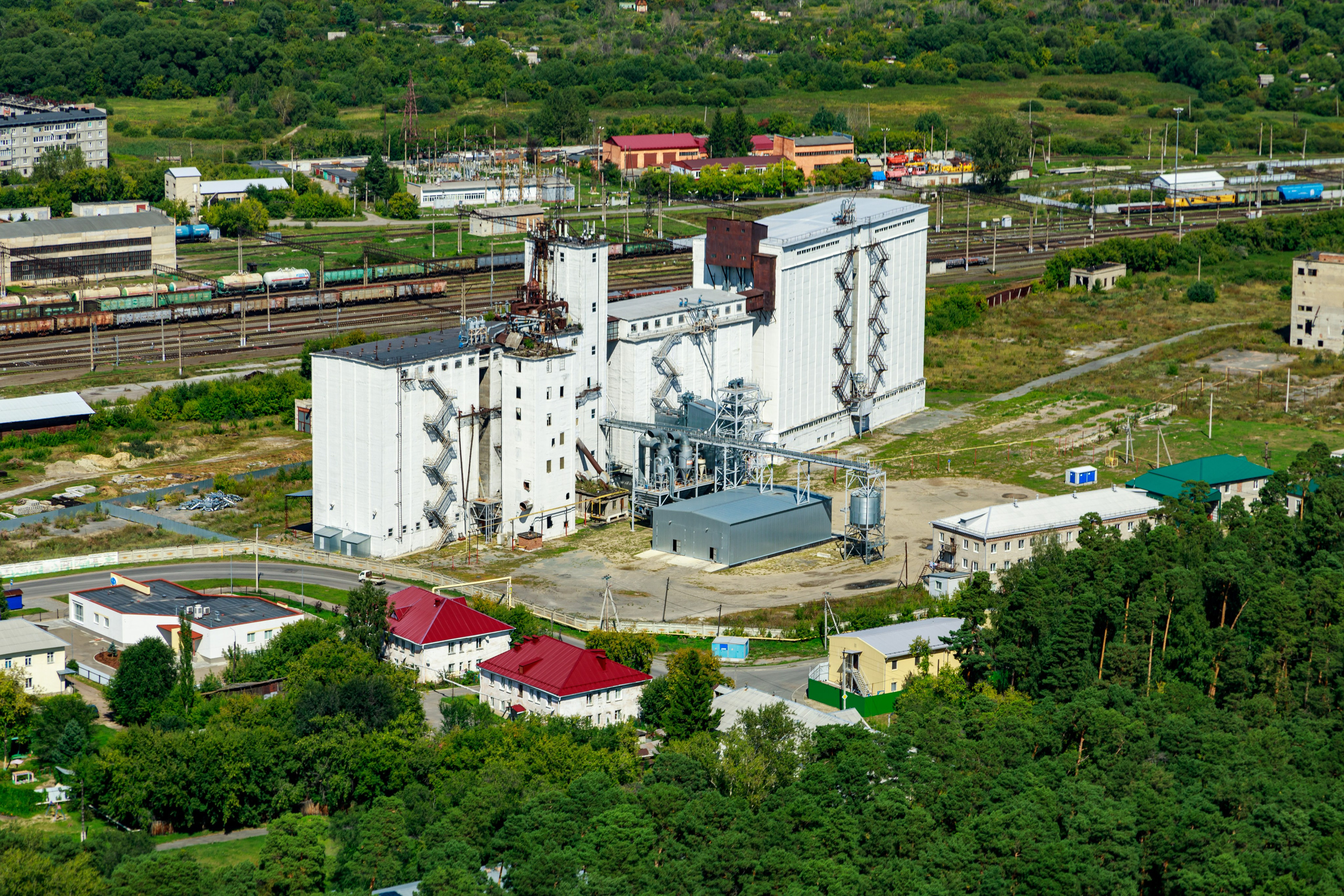 Город с высоты птичьего полёта. Фотограф Андрей Гузеев