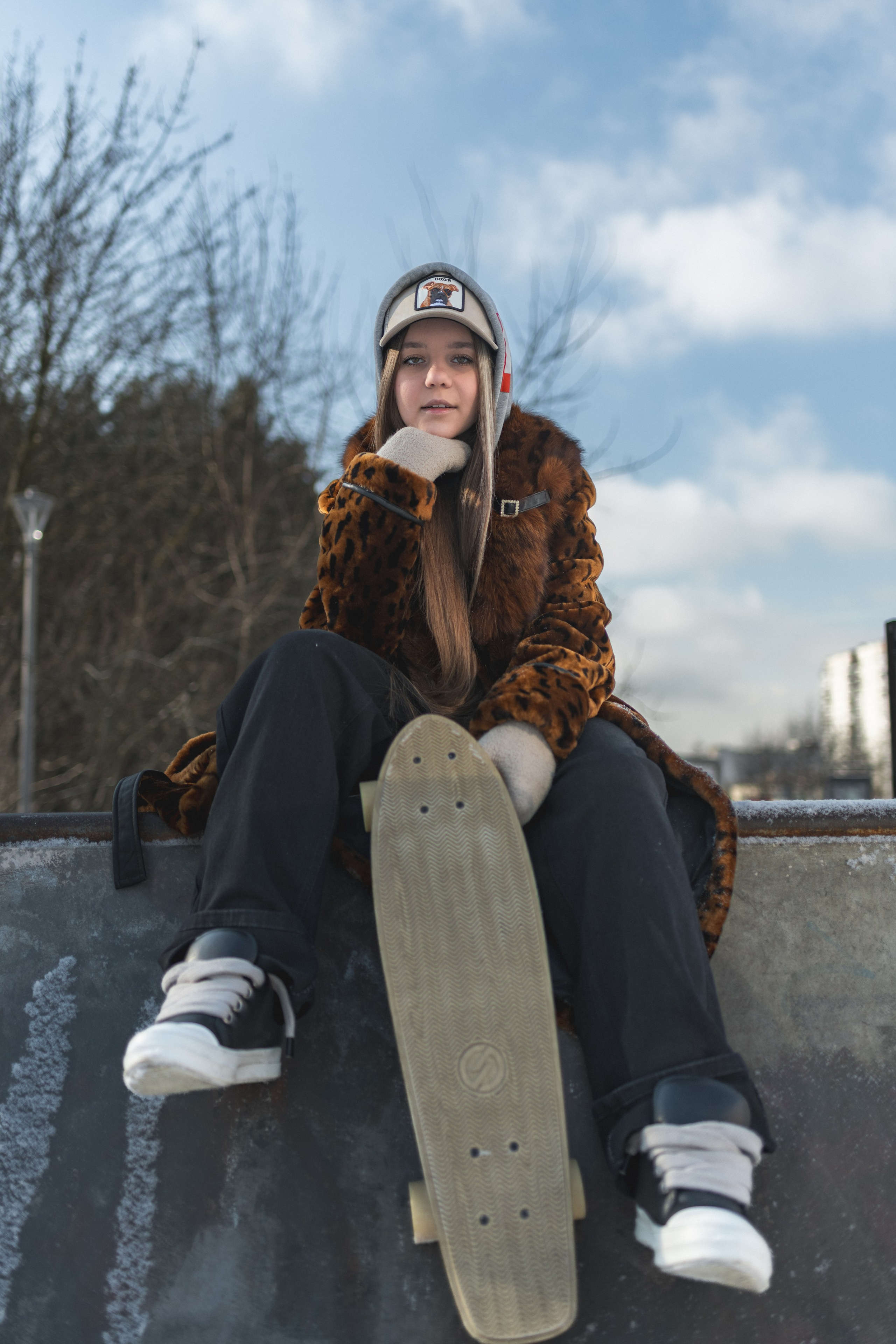 Света со скейтом. Фотограф в Москве/Зарайске Шахова Марина