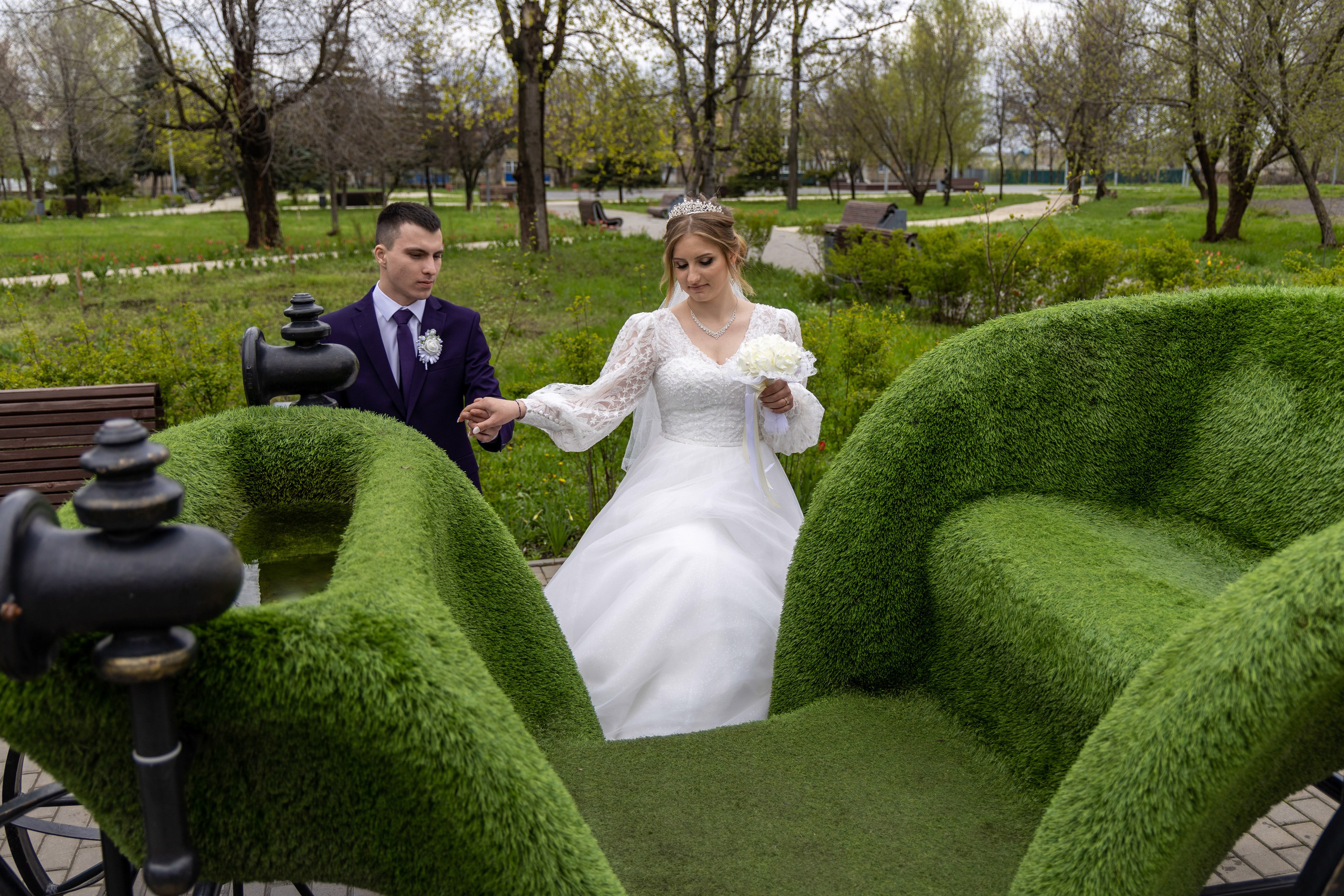 Свадебная фотосессия в городе Гуково. Фотограф Гуково Григорий Новиков novikov.foto