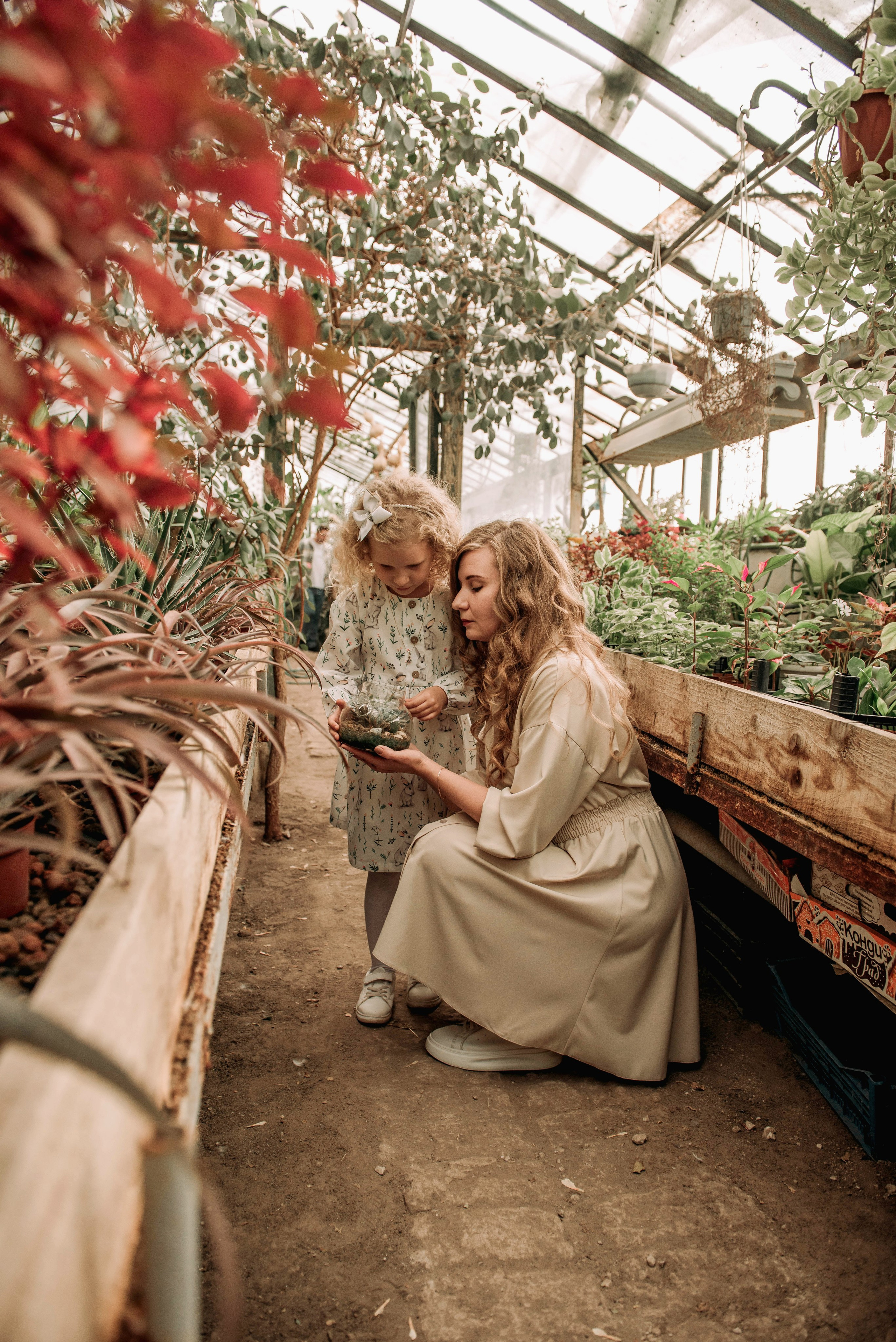 Семейная съёмка в оранжерее. Семейный фотограф в Новочеркасске Виктория Громова