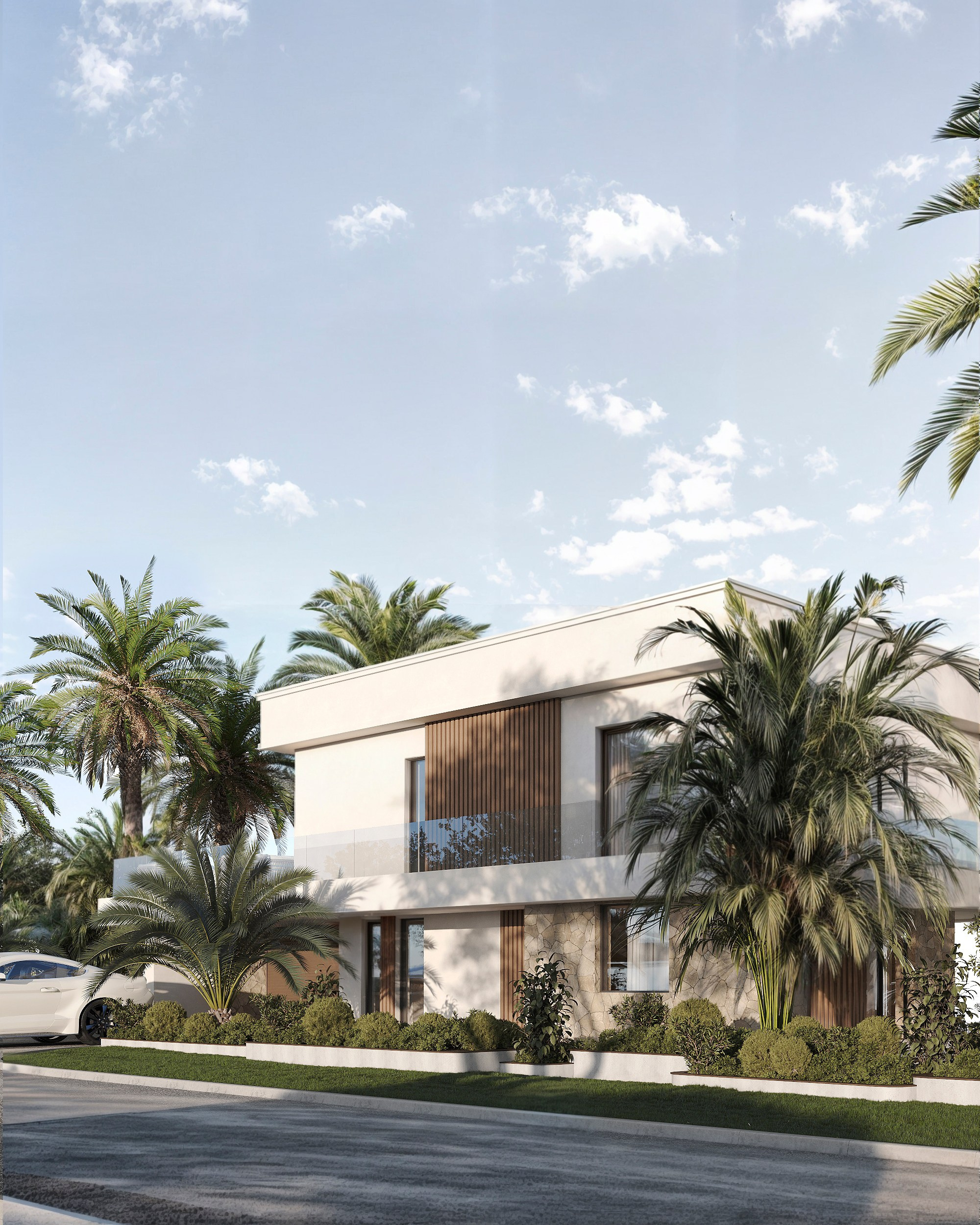 Сoastal residence. Solovets visualization