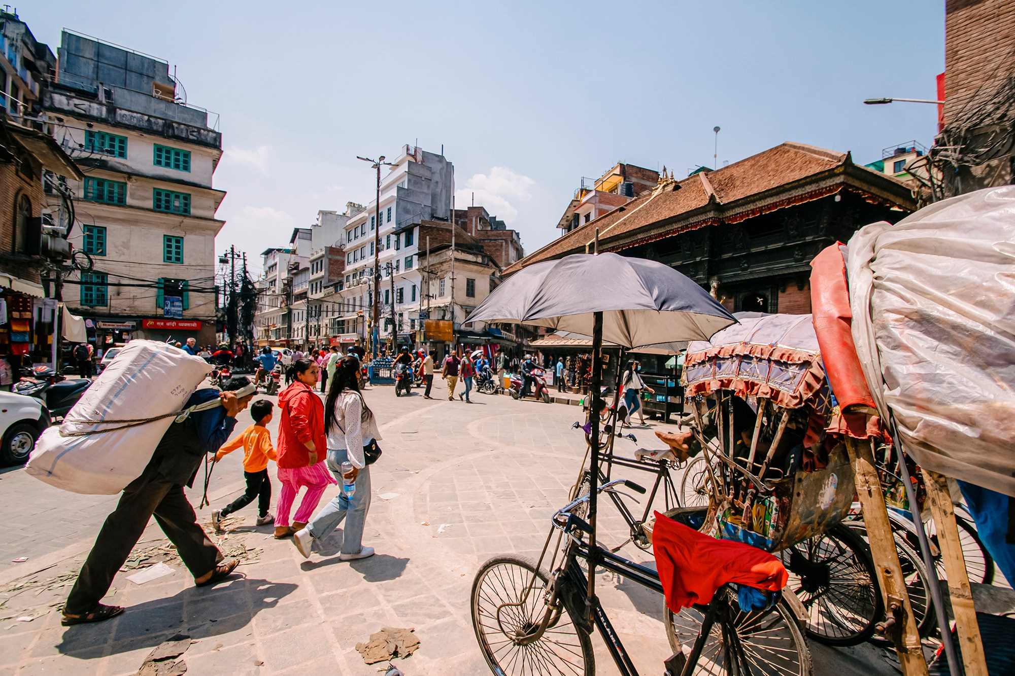 Kathmandu street. Iraogo