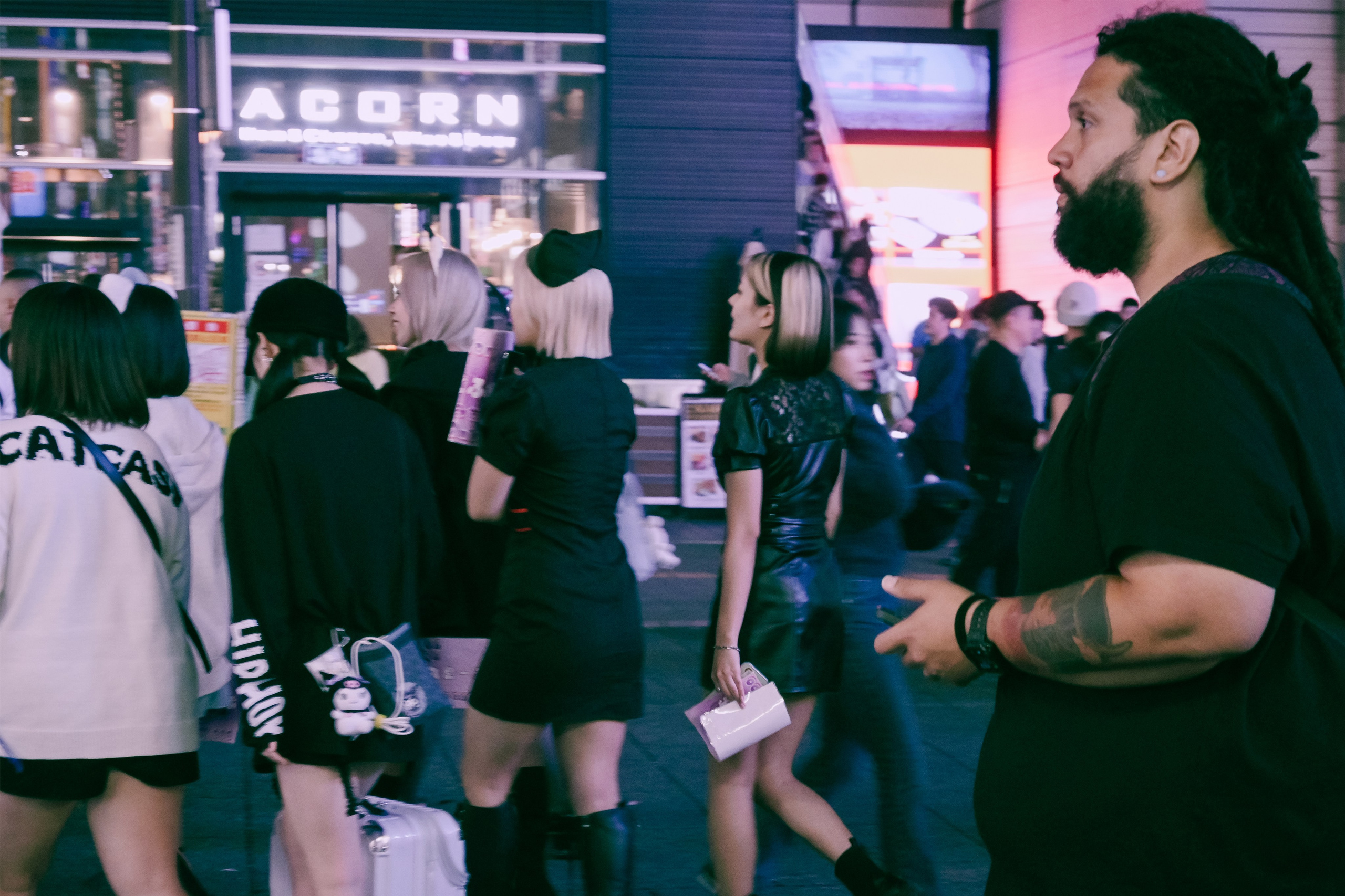 Tokyo night street. Iraogo