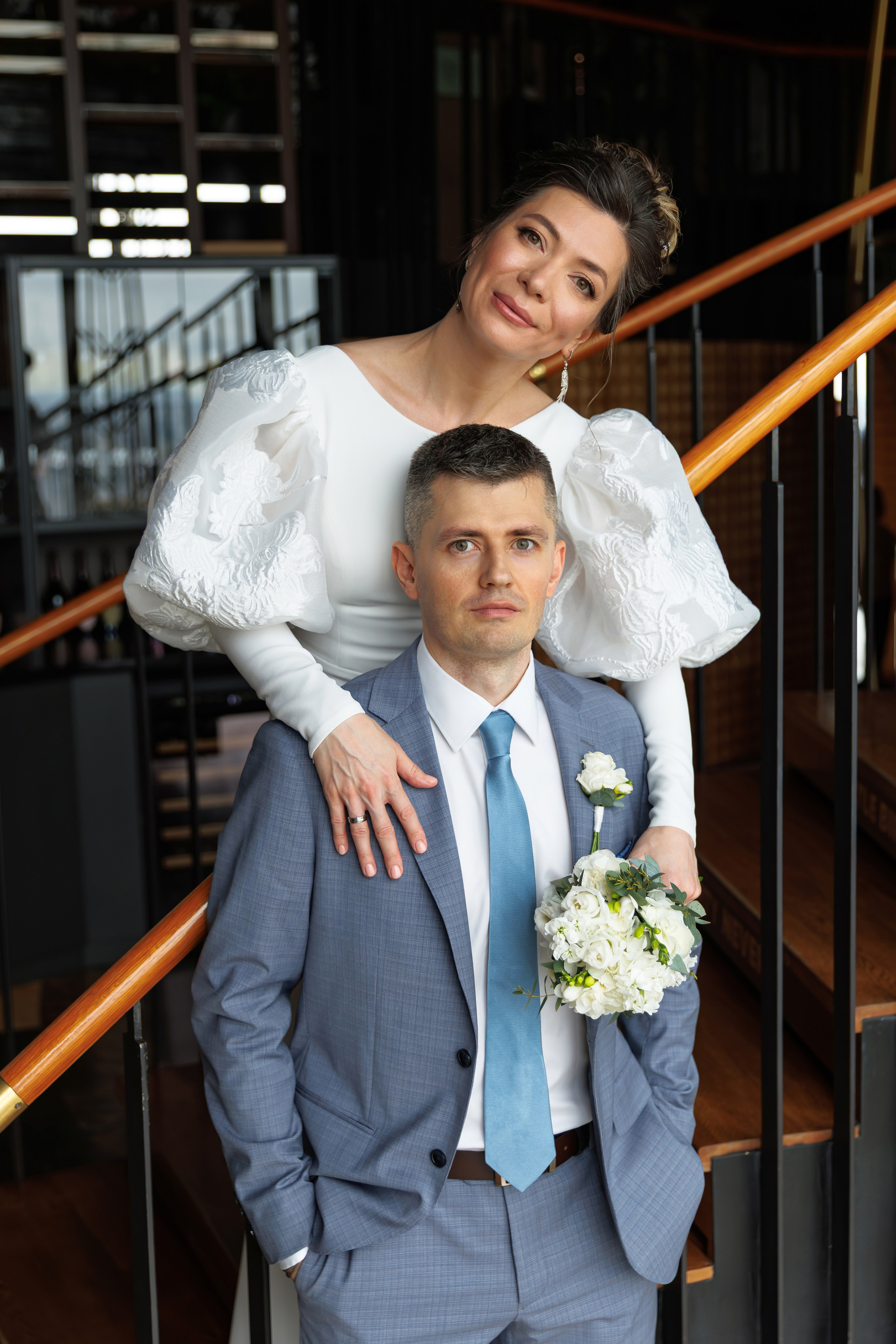 Свадебная фотосессия в библиотеке читальне им Пушкина. Свадебный фотограф Москва и МО Сергей Киржаев