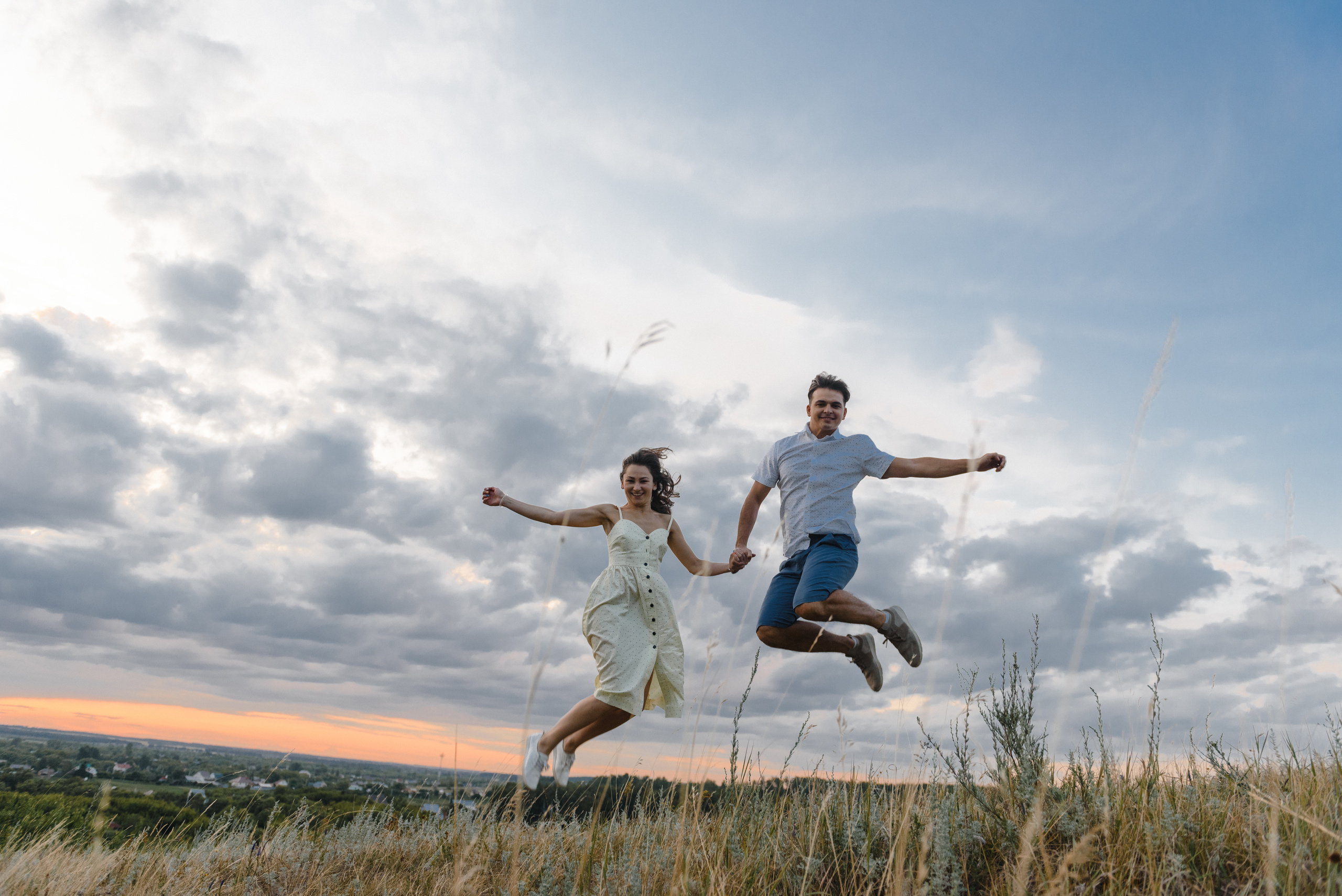 Фотосессия в подсолнухах. Свадебный фотограф в Тамбове Андрей Шаталов