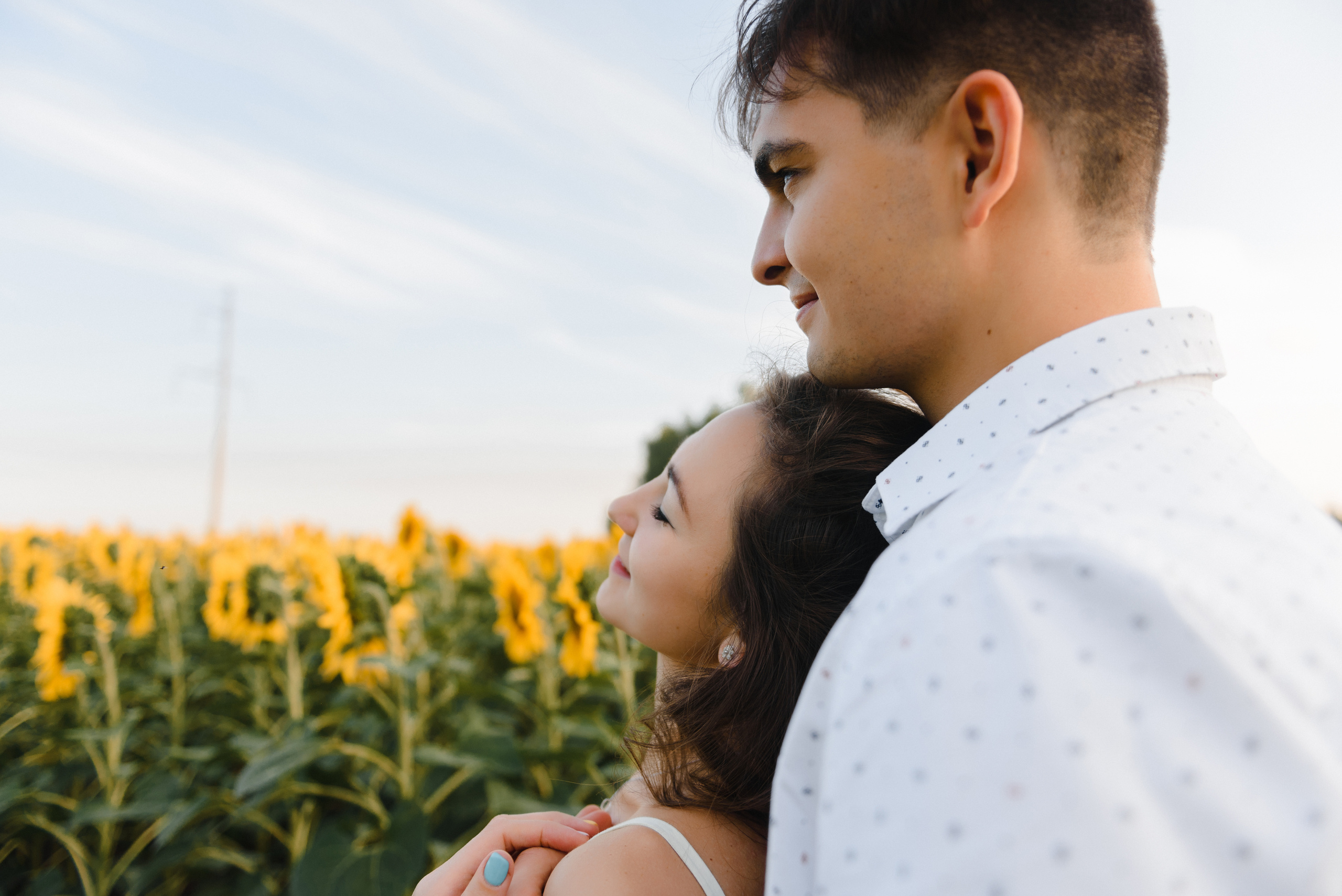Фотосессия в подсолнухах. Свадебный фотограф в Тамбове Андрей Шаталов