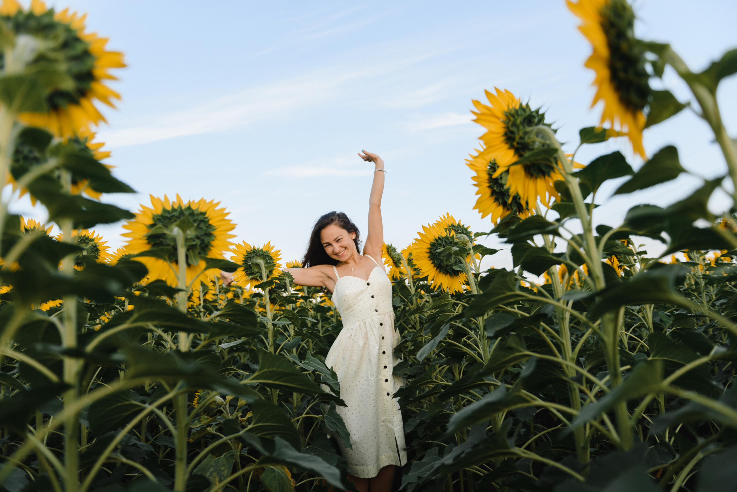 Фотосессия в подсолнухах. Свадебный фотограф в Тамбове Андрей Шаталов