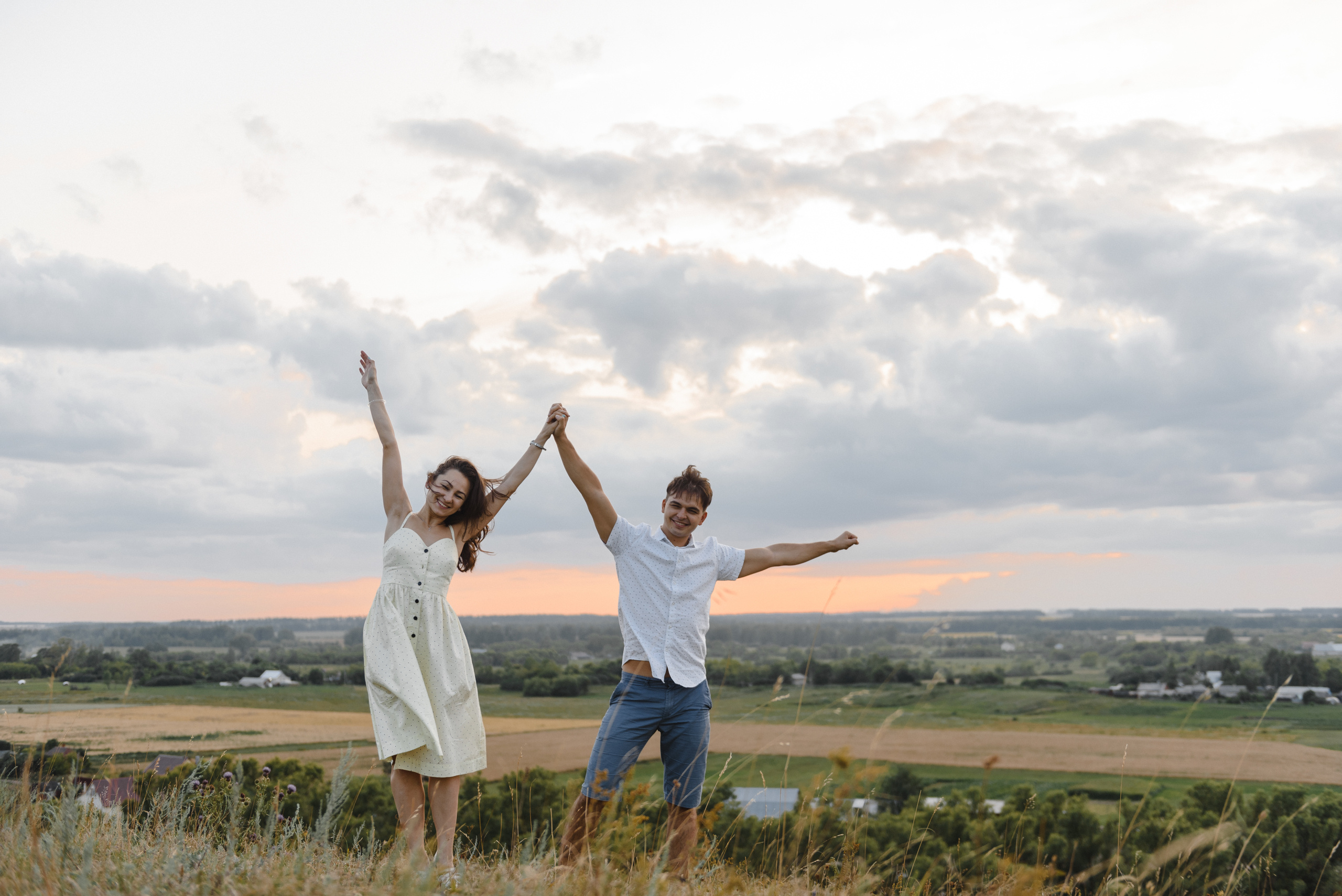 Фотосессия в подсолнухах. Свадебный фотограф в Тамбове Андрей Шаталов