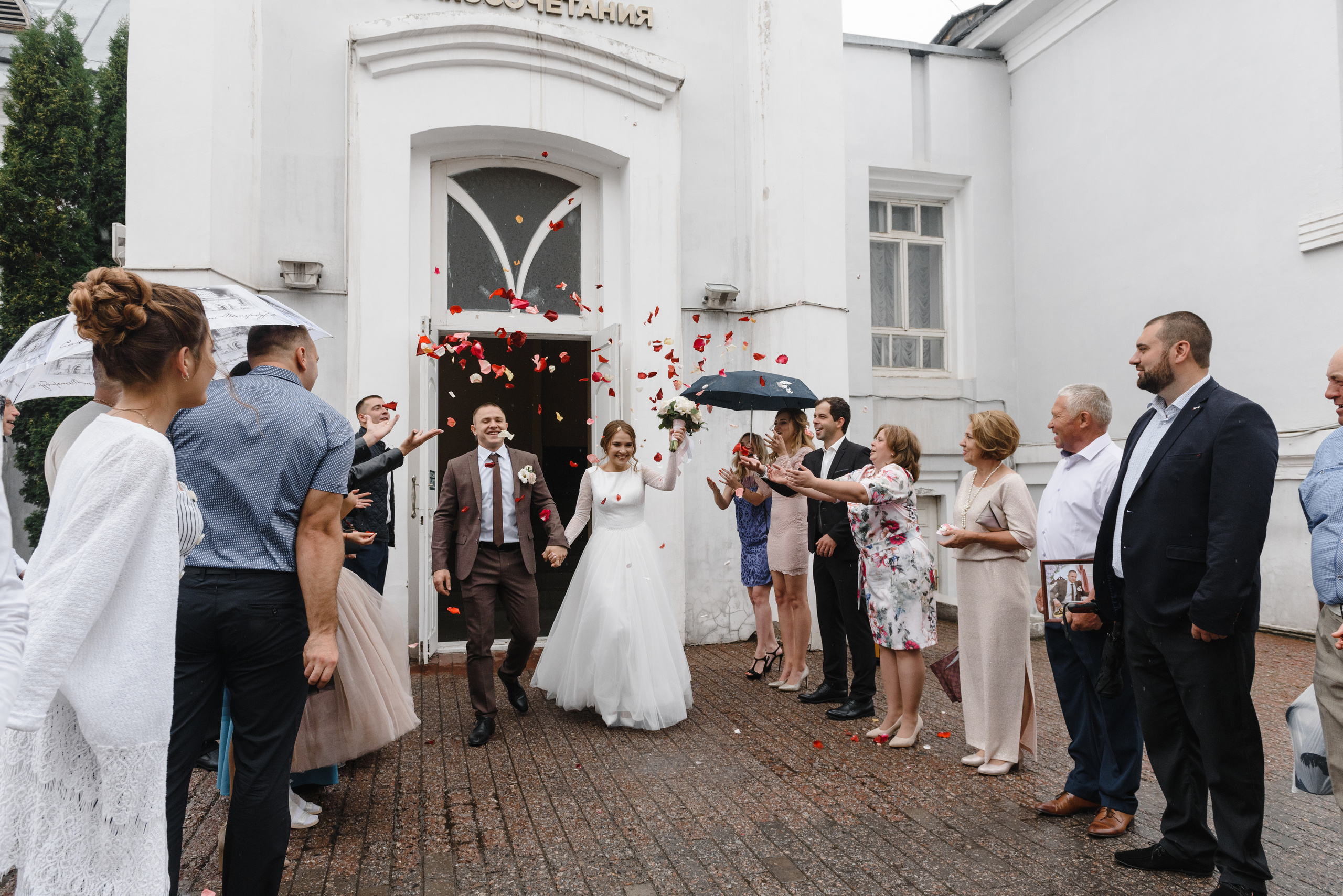 Фотосессия в дождь. Свадебный фотограф в Тамбове Андрей Шаталов
