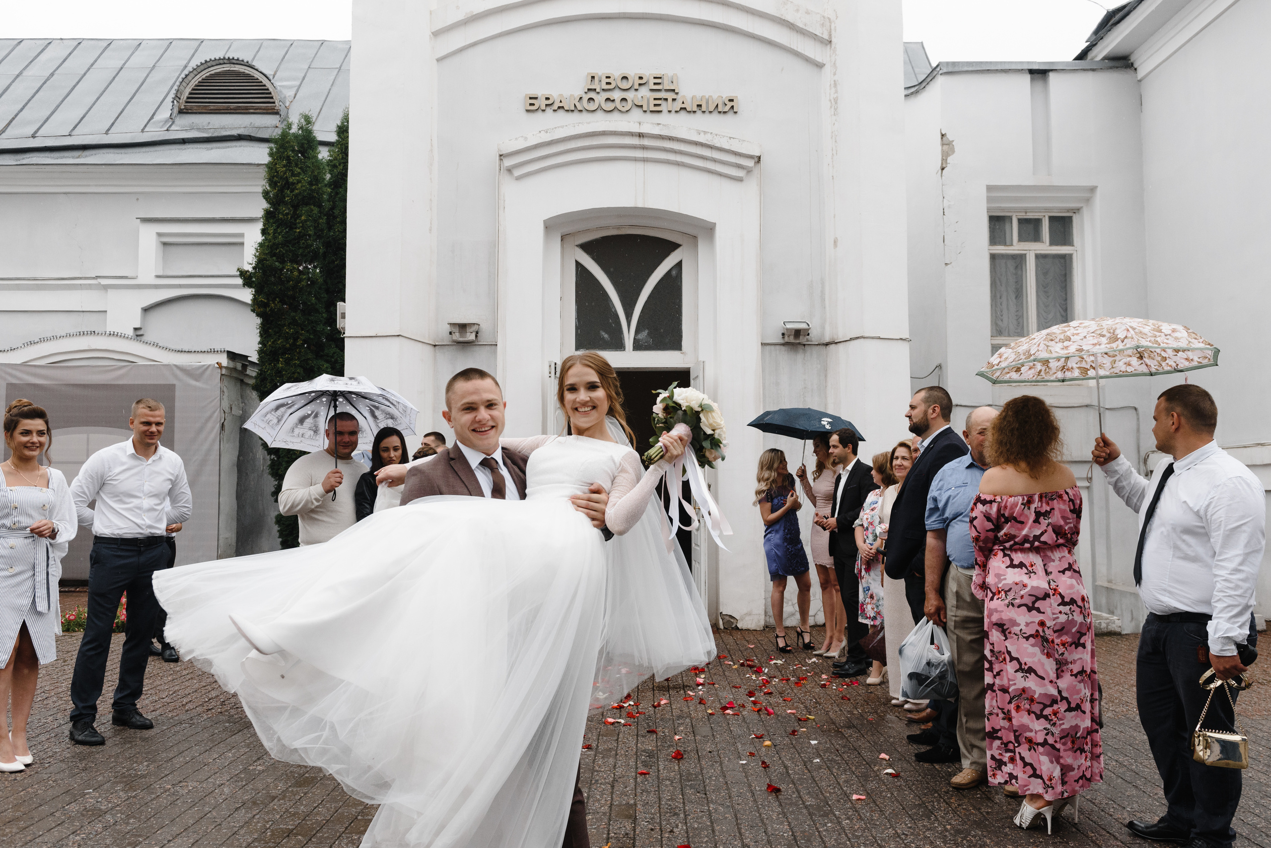 Фотосессия в дождь. Свадебный фотограф в Тамбове Андрей Шаталов