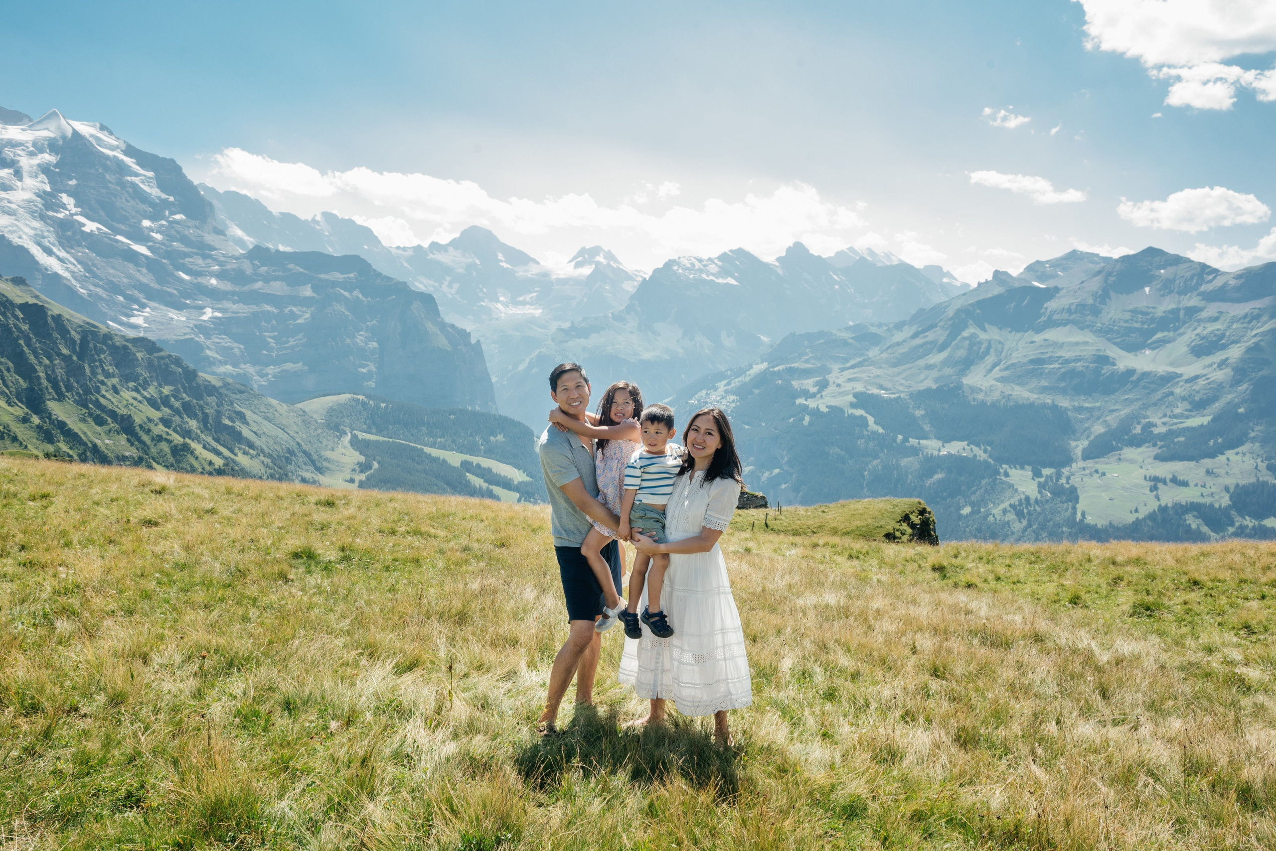 Dorothy, Richard, Zoe and Liam (Mannlichen). Photographer in Switzerland and Europe Anna Alekseenko
