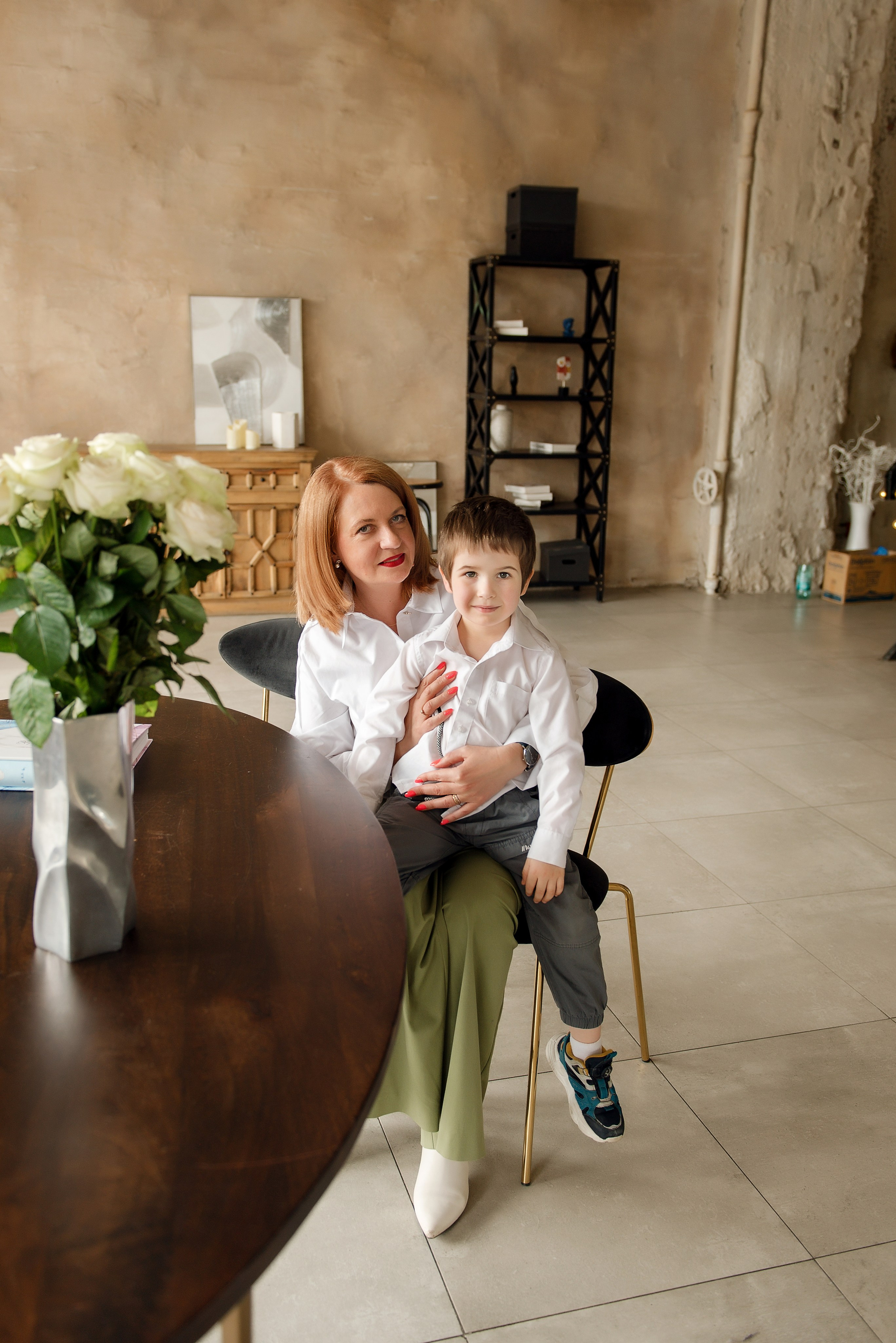 Семейная съёмка в студии. Детский фотограф в Долгопрудном и Москве