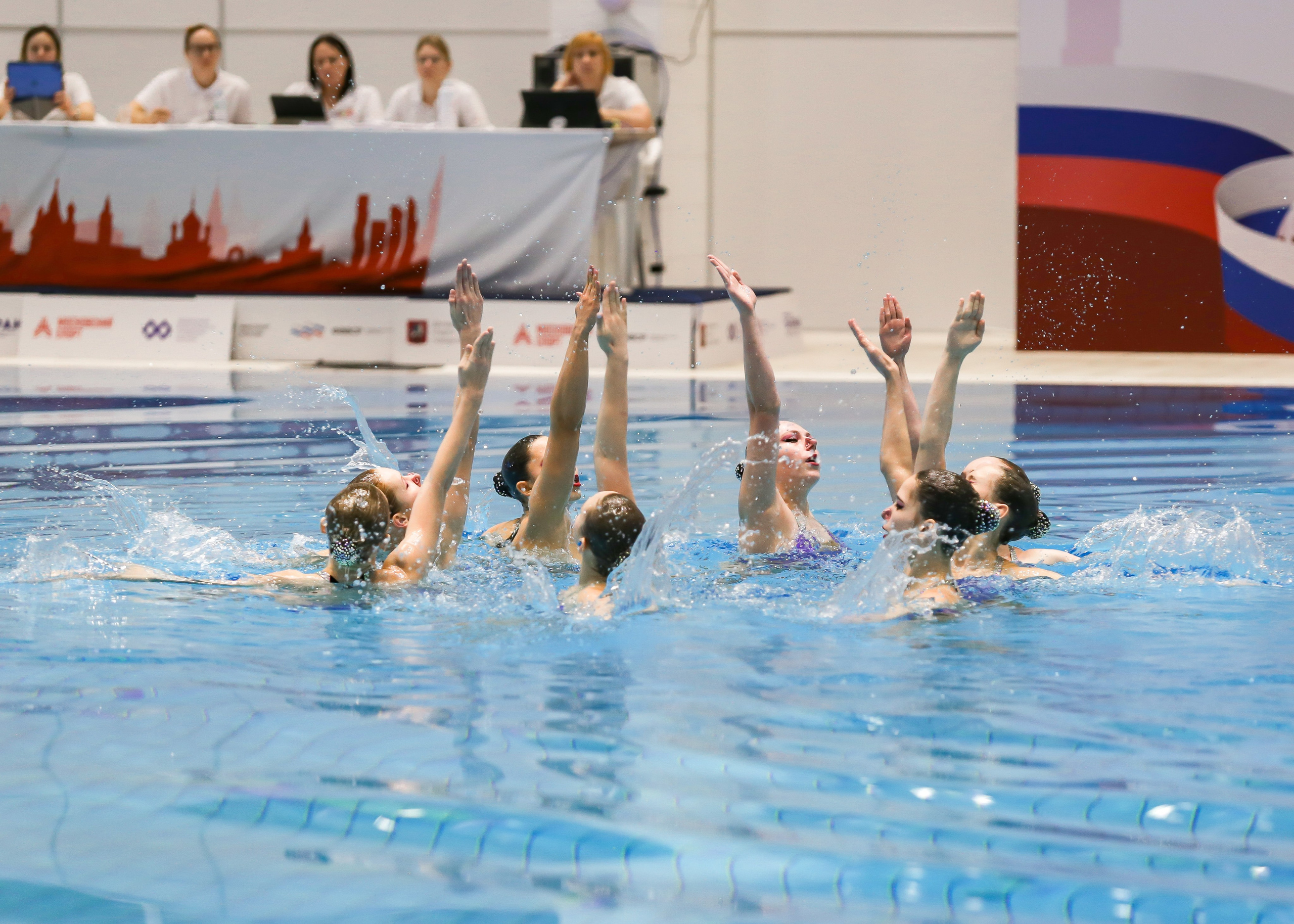 Первенство России по синхронному плаванию. Техническая программа. Группы. Репортажный фотограф в Москве