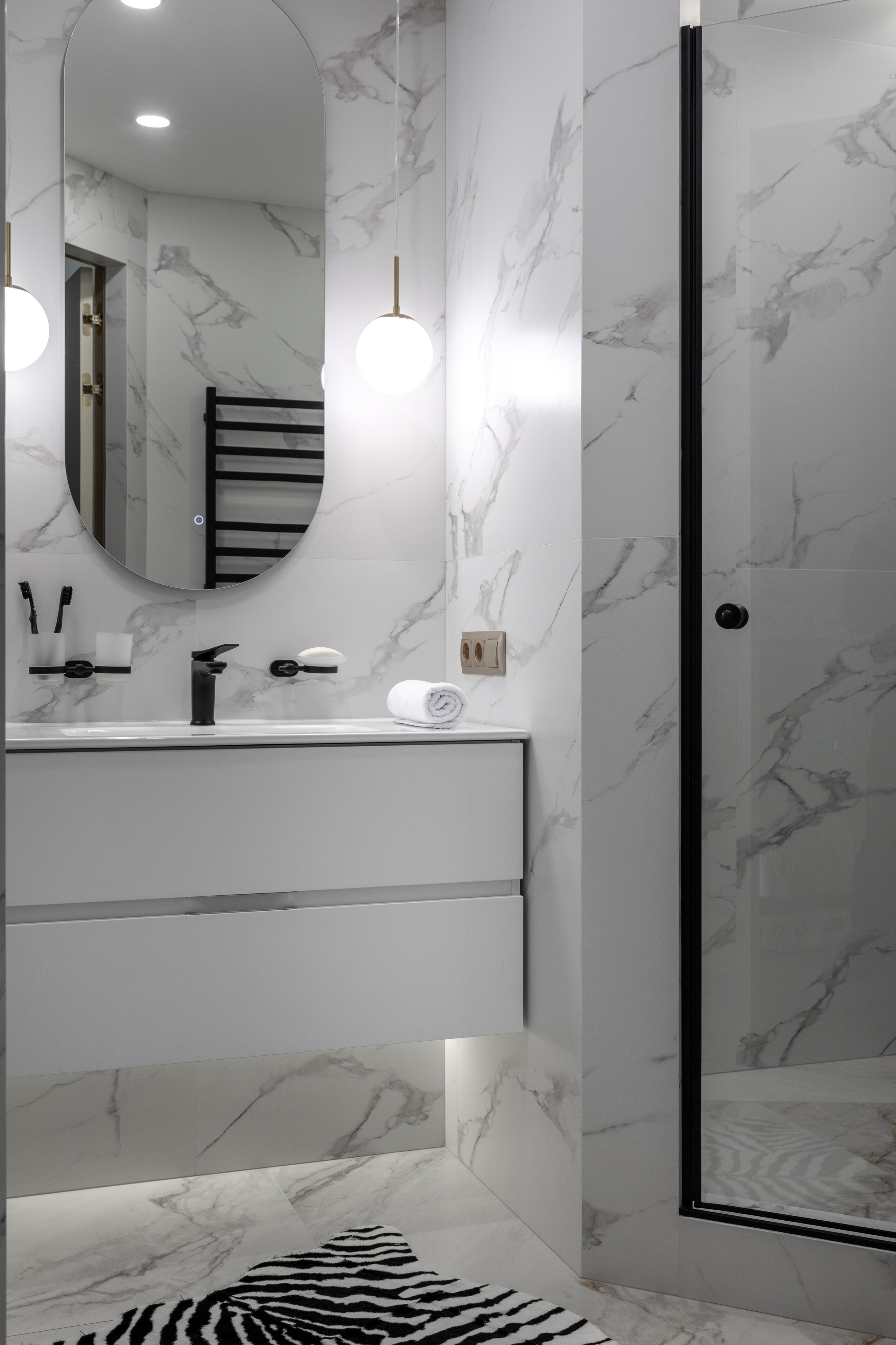 Интерьерная фотосъемка трёхкомнатной квартиры в ЖК «Голубые Дали». Интерьерный фотограф Москва