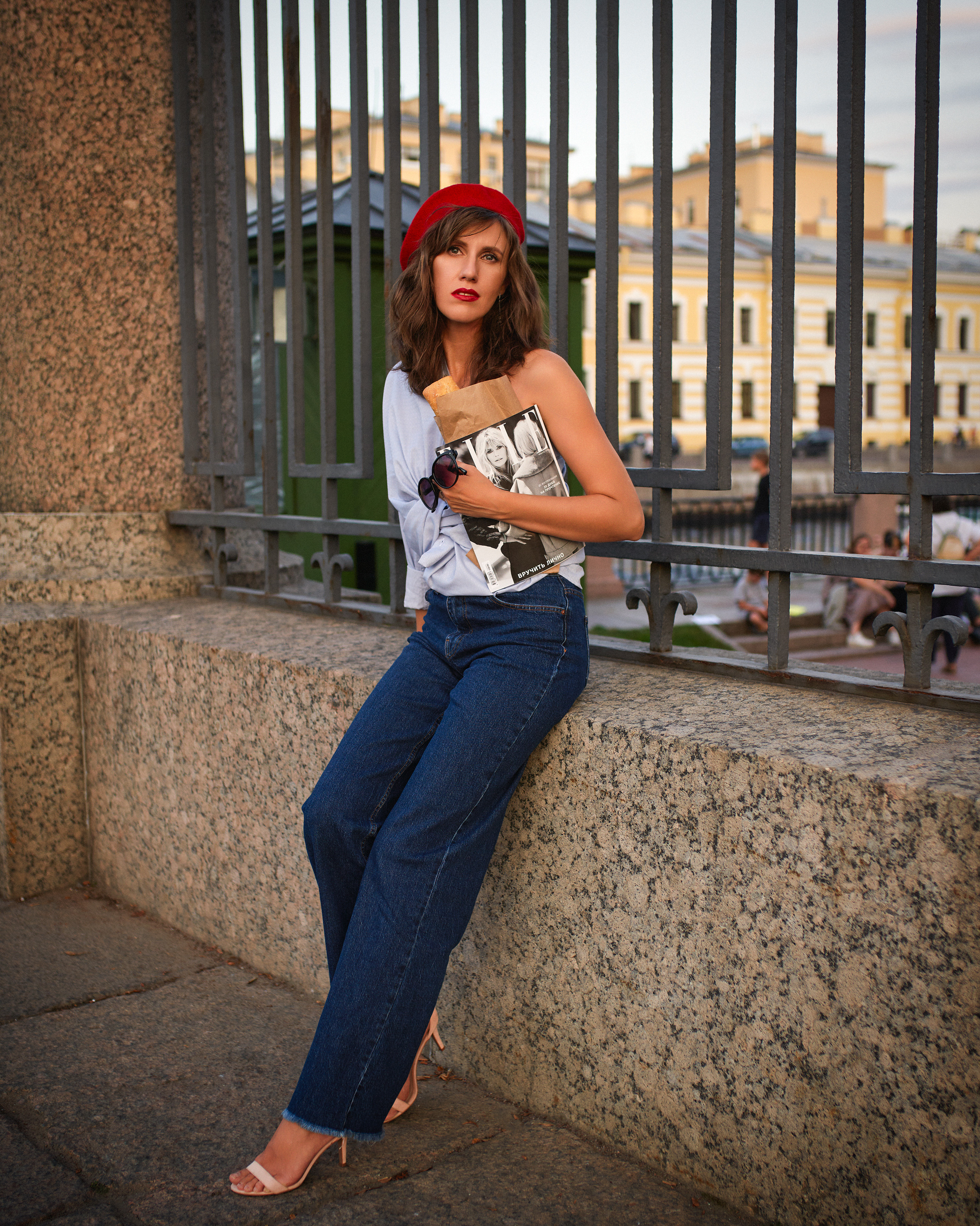 Фотосессия "Француженка в Петербурге". Портретный фотограф в Санкт-Петербурге | Пётр Дёмушкин