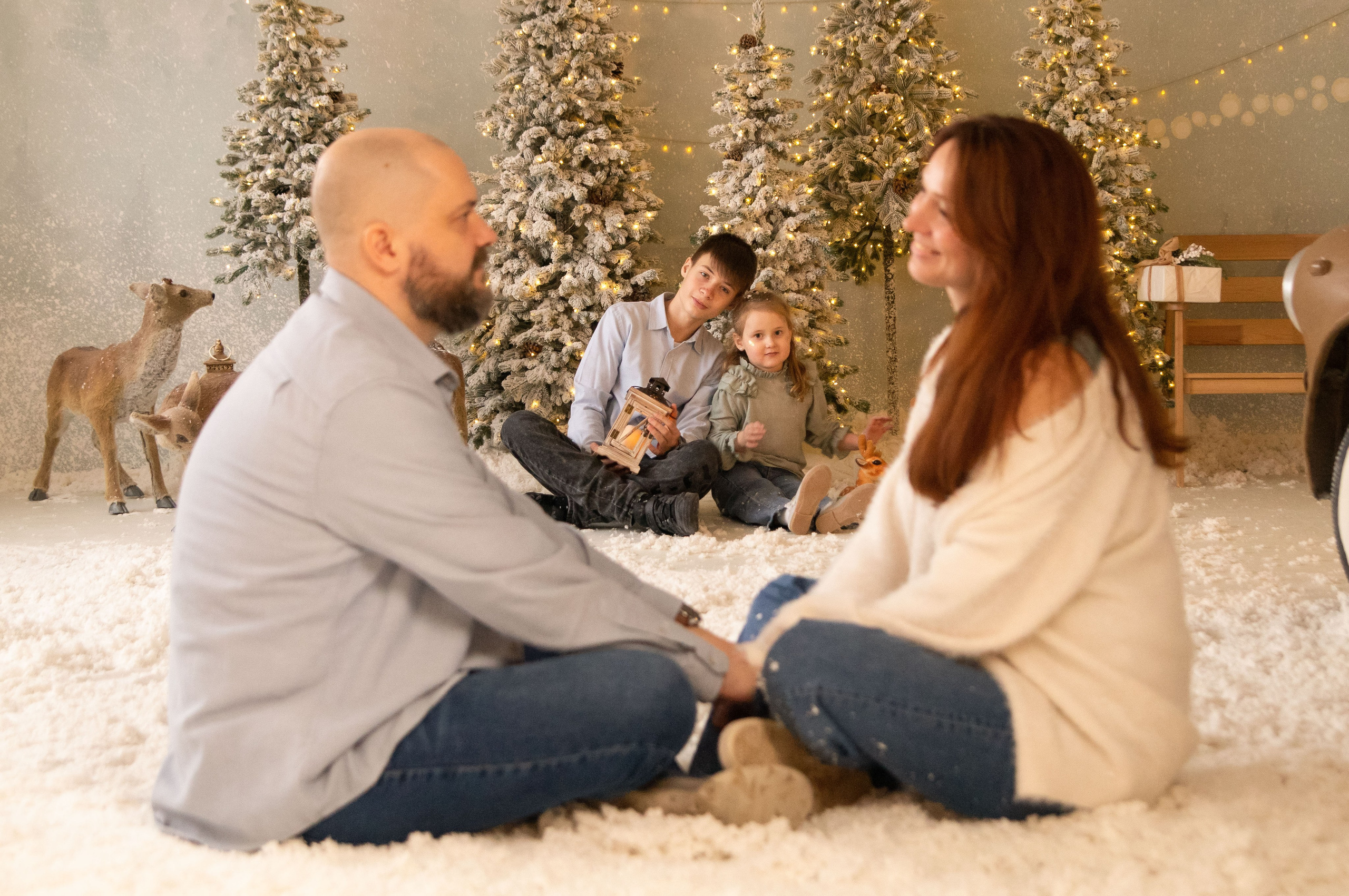 Елена, Александр, Ярослав и Валерия. Фотограф в Новосибирске Катя Крыловская