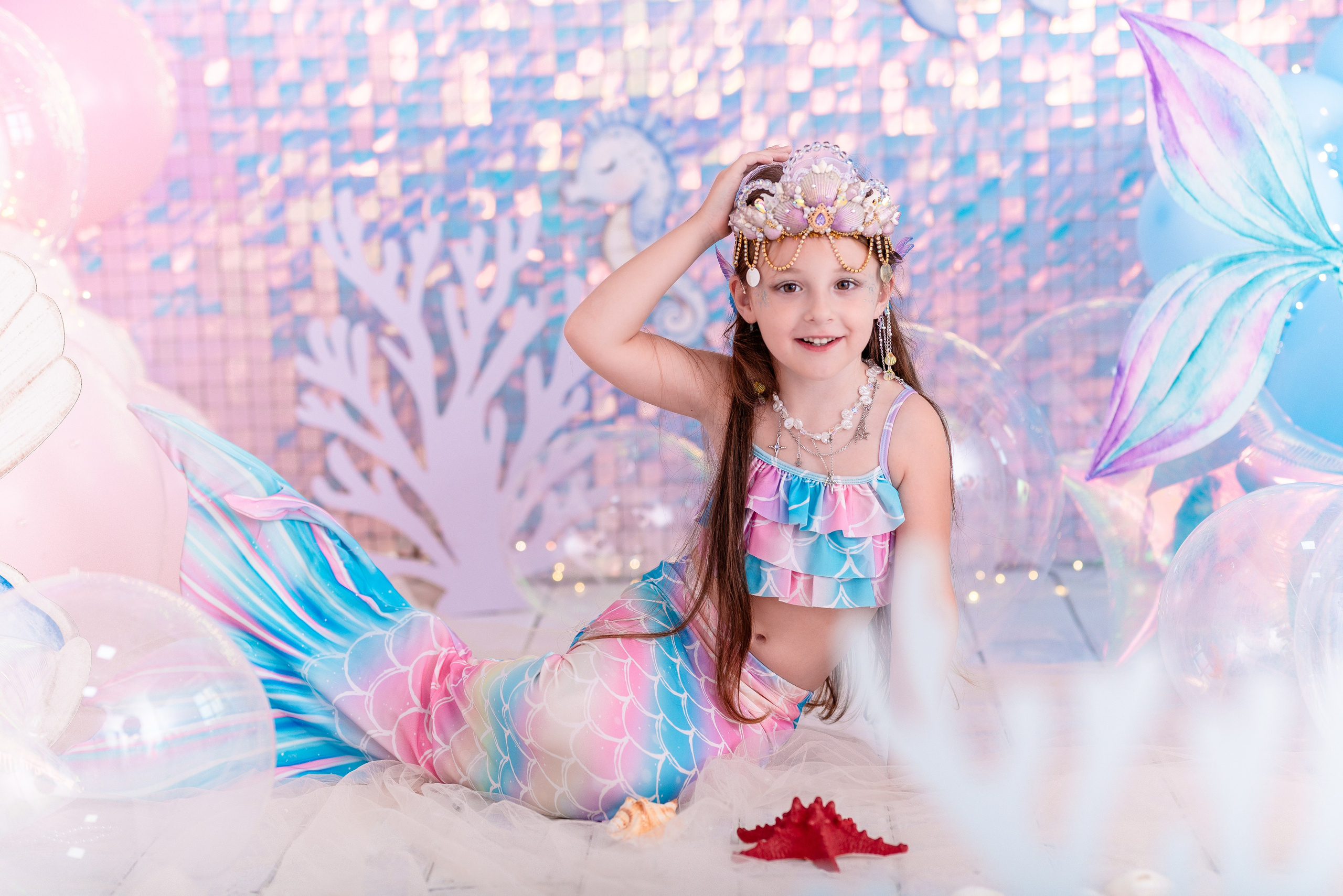Детский фотопроект «Русалочка» в Сочи. Детский студийный фотограф Сочи