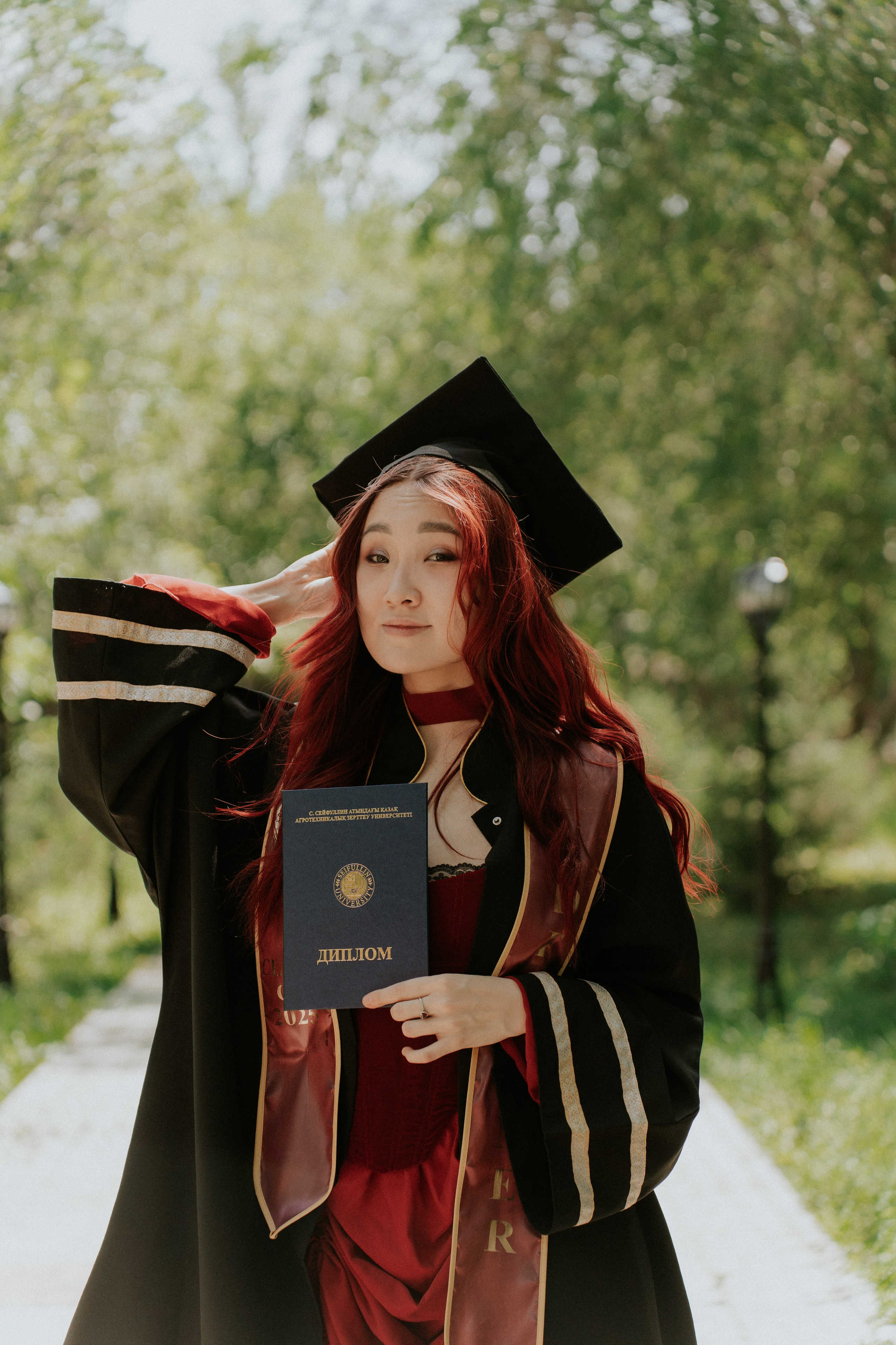 Выпускной Аграрный унивеситет. Крис Богомазова