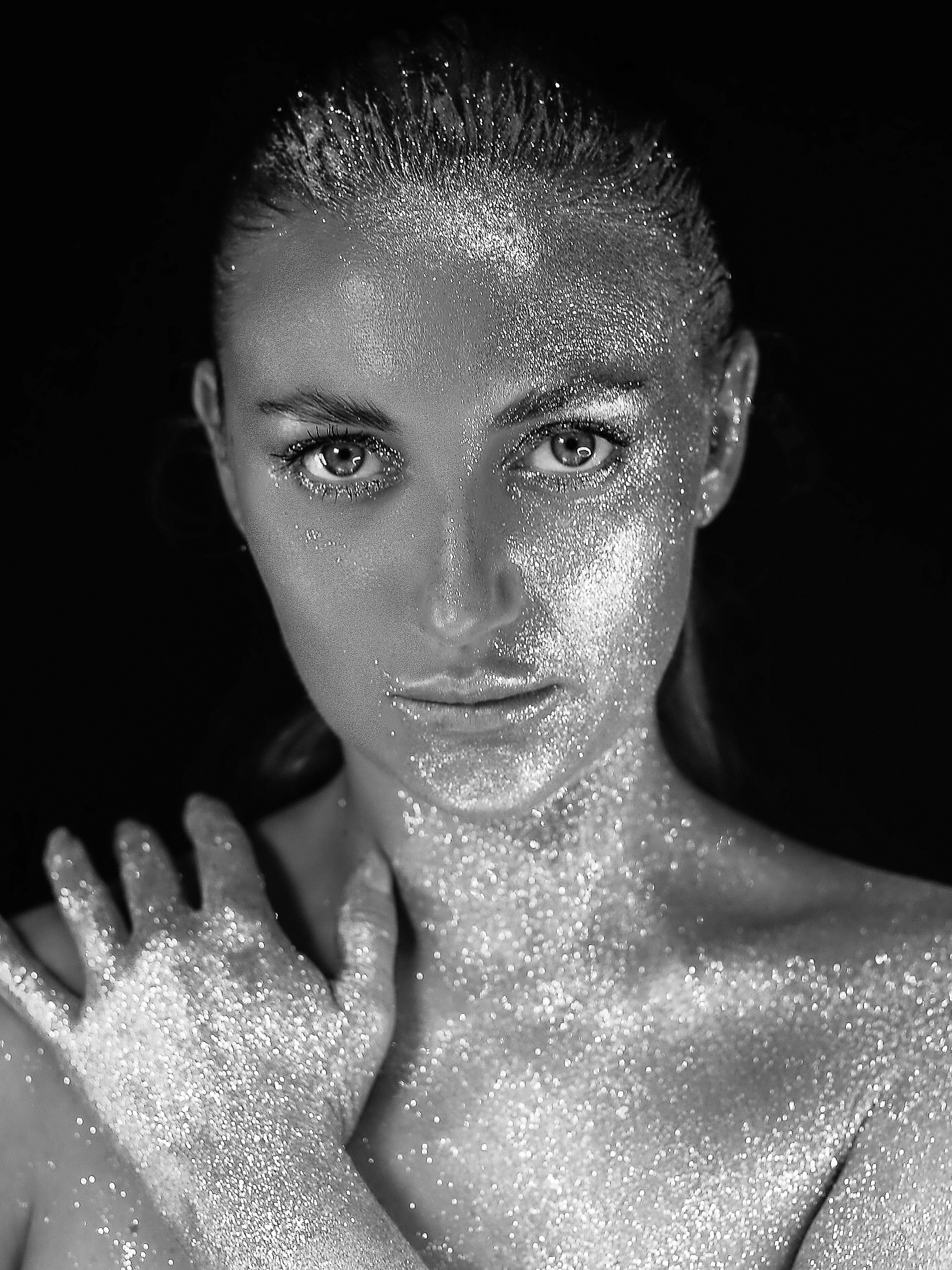 Портреты с глитер. Фотограф Юлия Мальцева