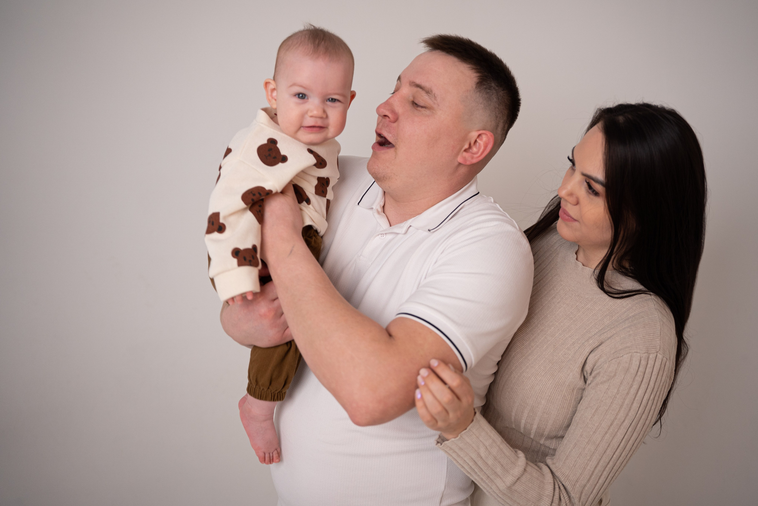 Семейная съемка в студии