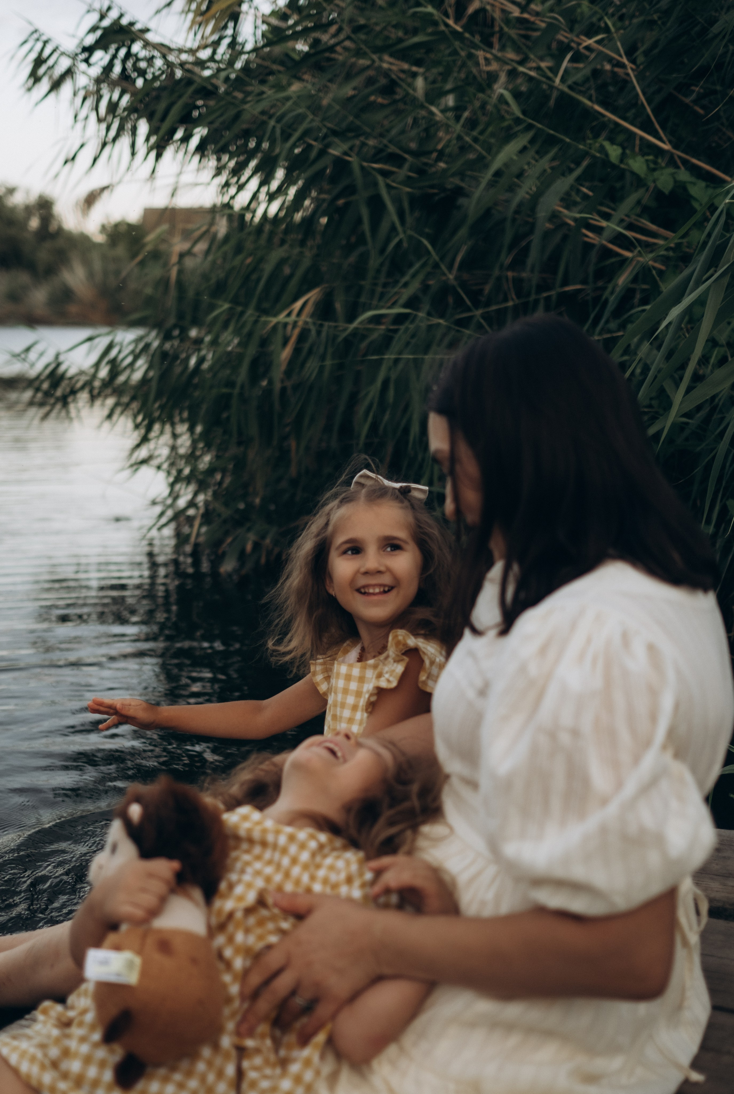 Семейная история на озере Сарпа. Фотограф в Москве Ольга Елоева