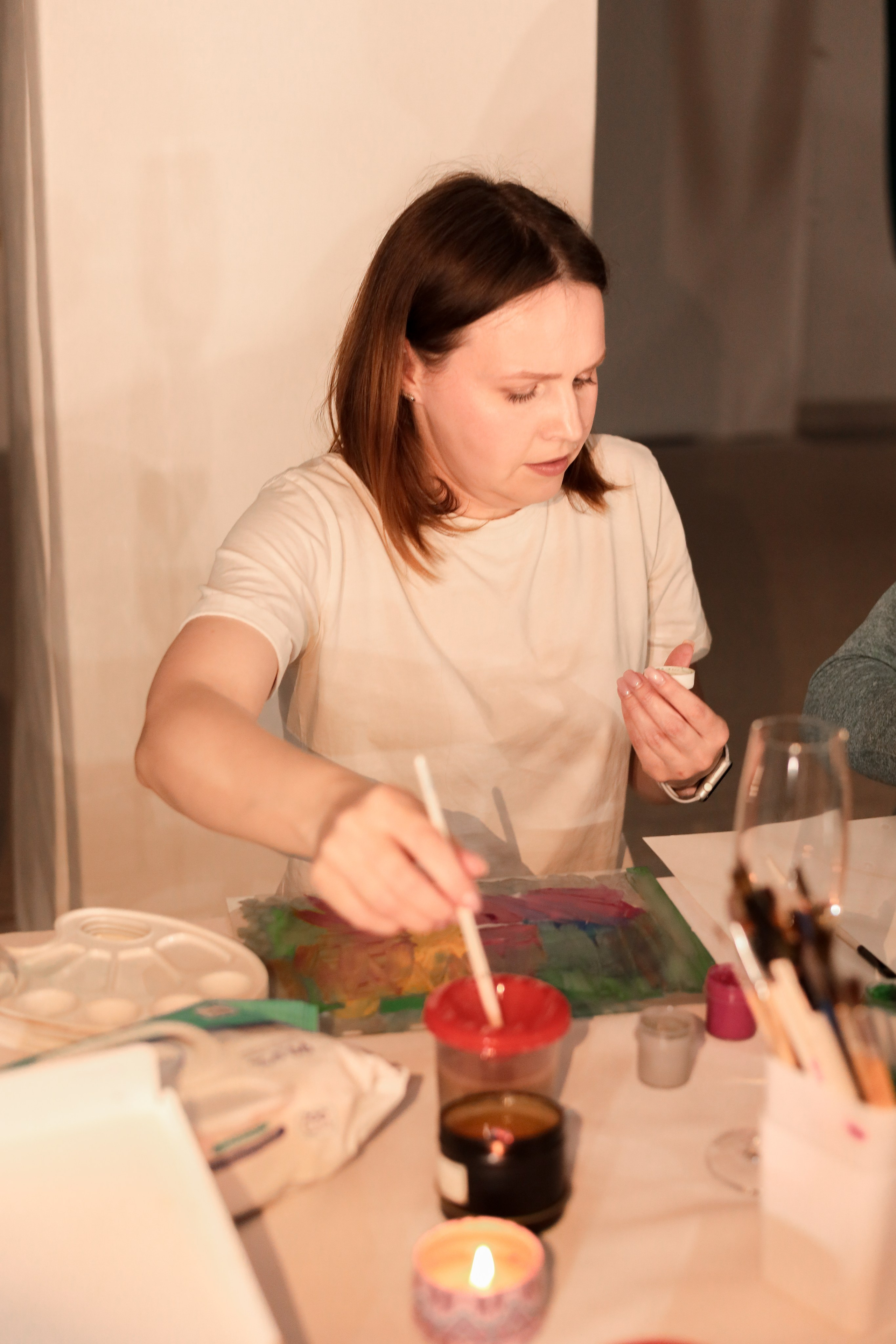 Арт-терапия + аэройога. Фотограф Надршина Лилия