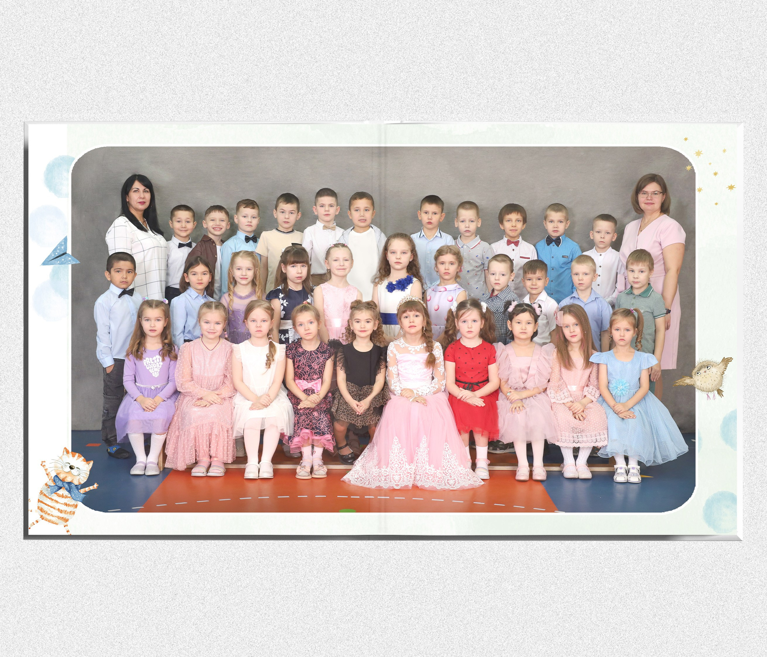Выпускная книга "Сказка". Выпускные альбомы в Тюмени для школ, садов, вузов спортивных секций