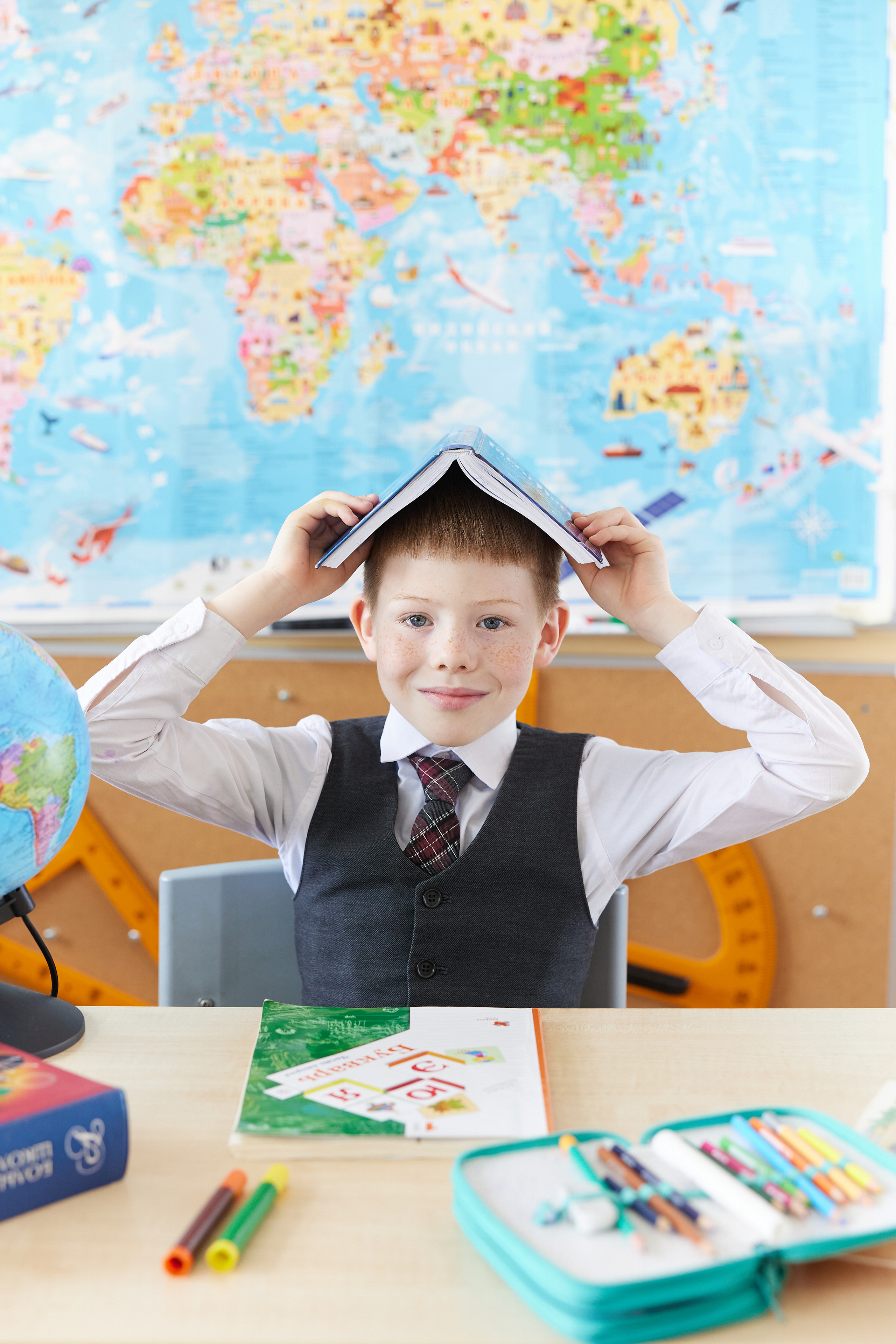 1 Класс за партой в лицее