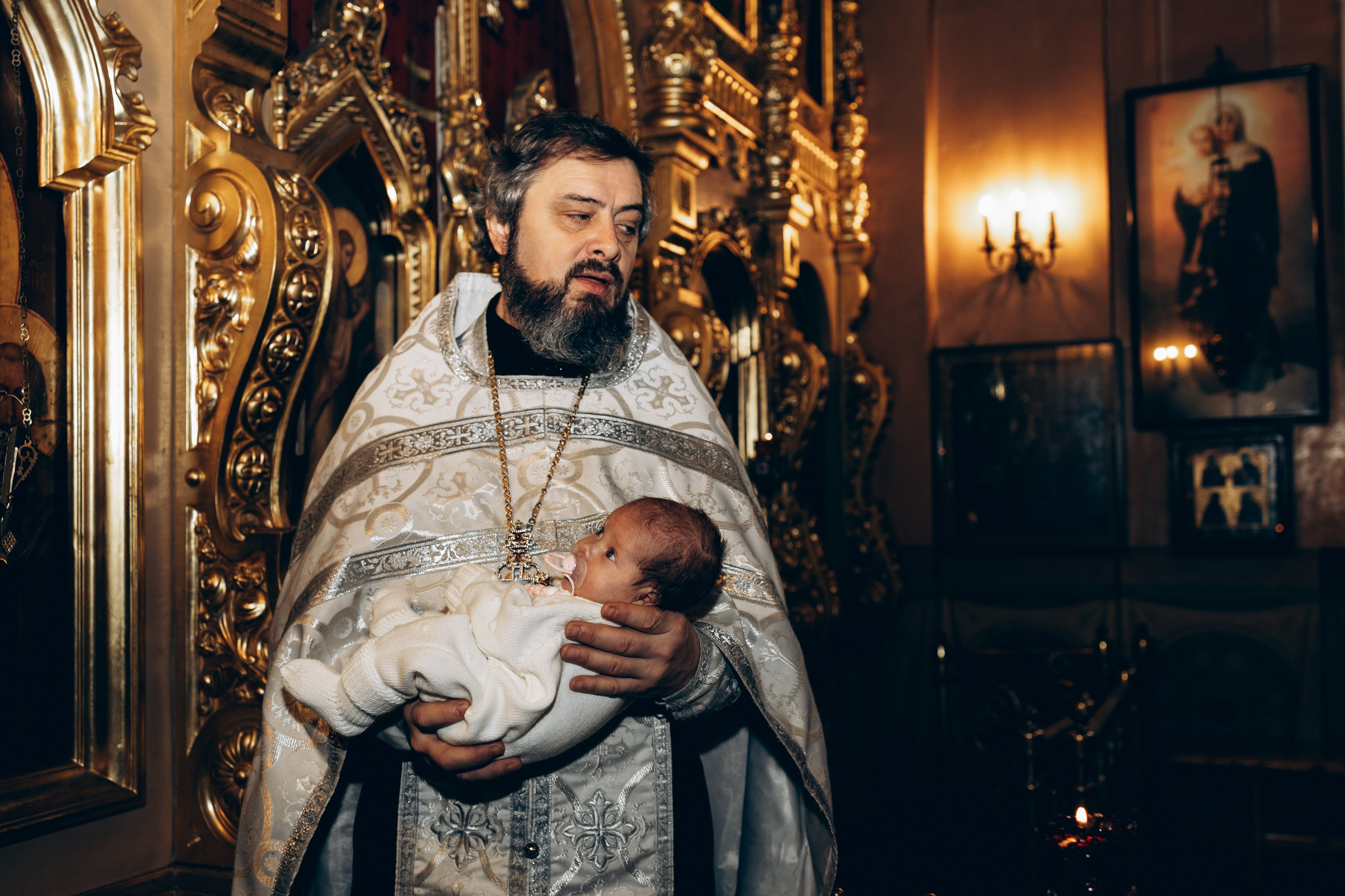 Крещение в Храме Воскресения Словущего в Даниловской Слободе. Главная