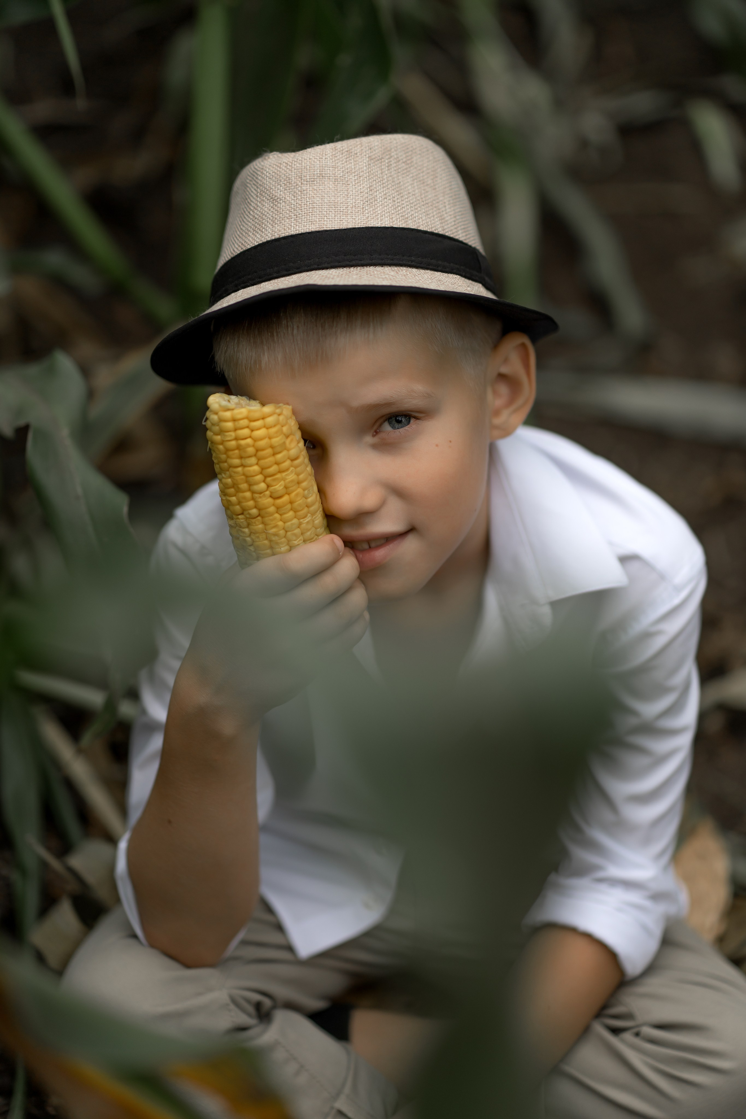 Прогулка в кукурузе. Фотограф в Красноярске. Юлия Чаушанская