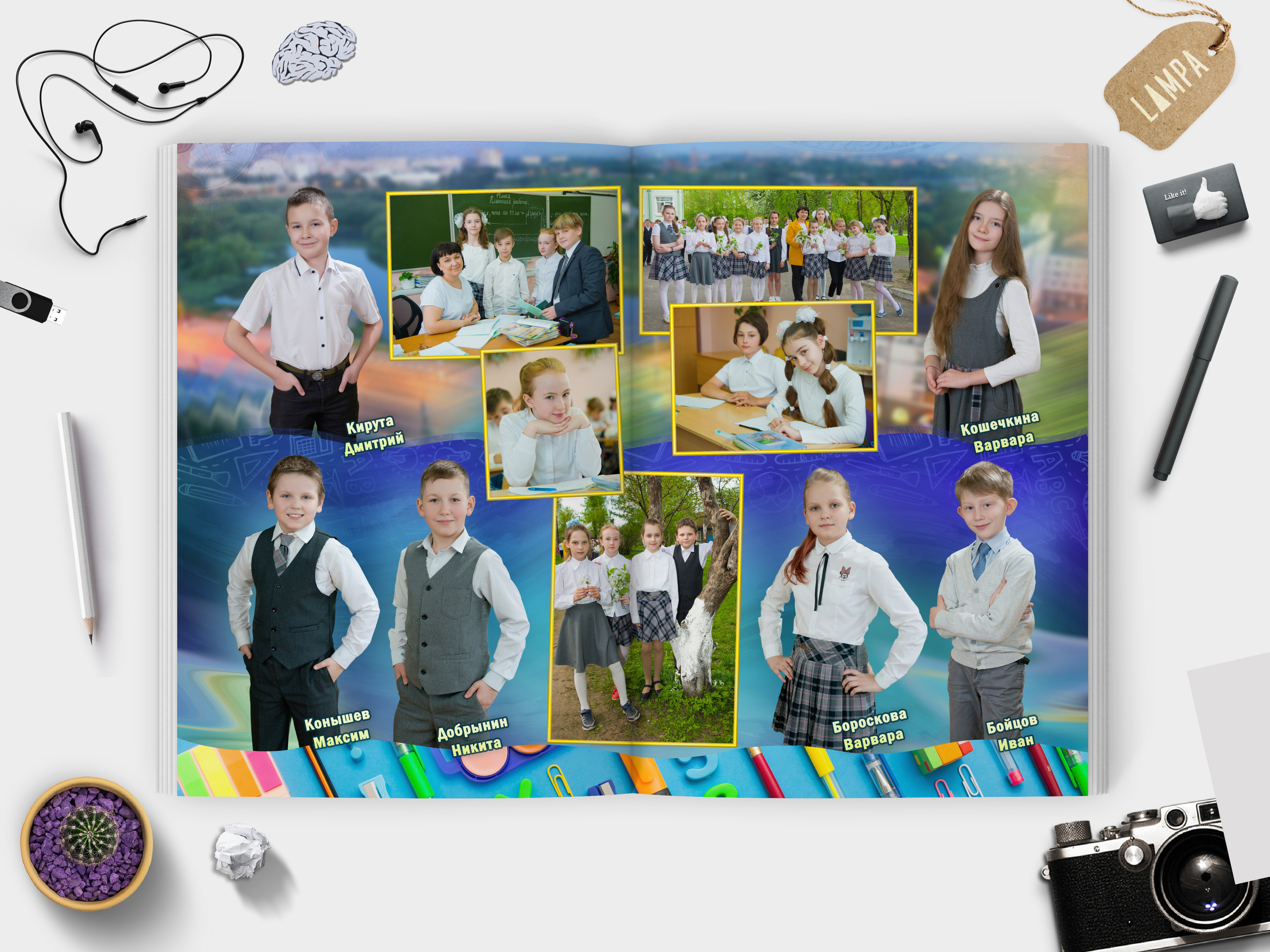 —  4 | Лайт | 30×40. Ваш Выпуск | Выпускные альбомы | г. Тверь