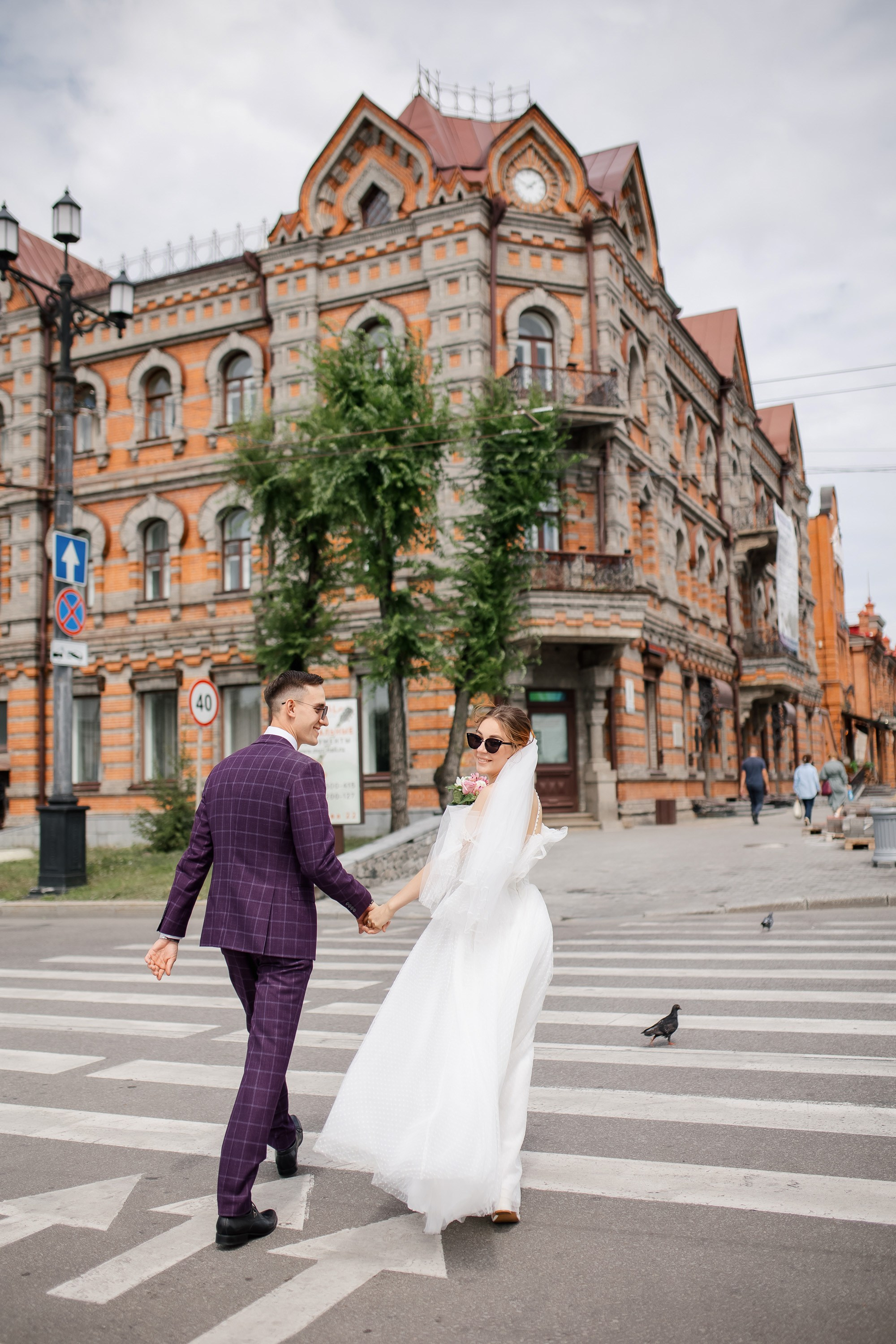 Ксения и Максим. Сборы Sopka. Прогулка по городу. Свадебный фотограф в Хабаровске