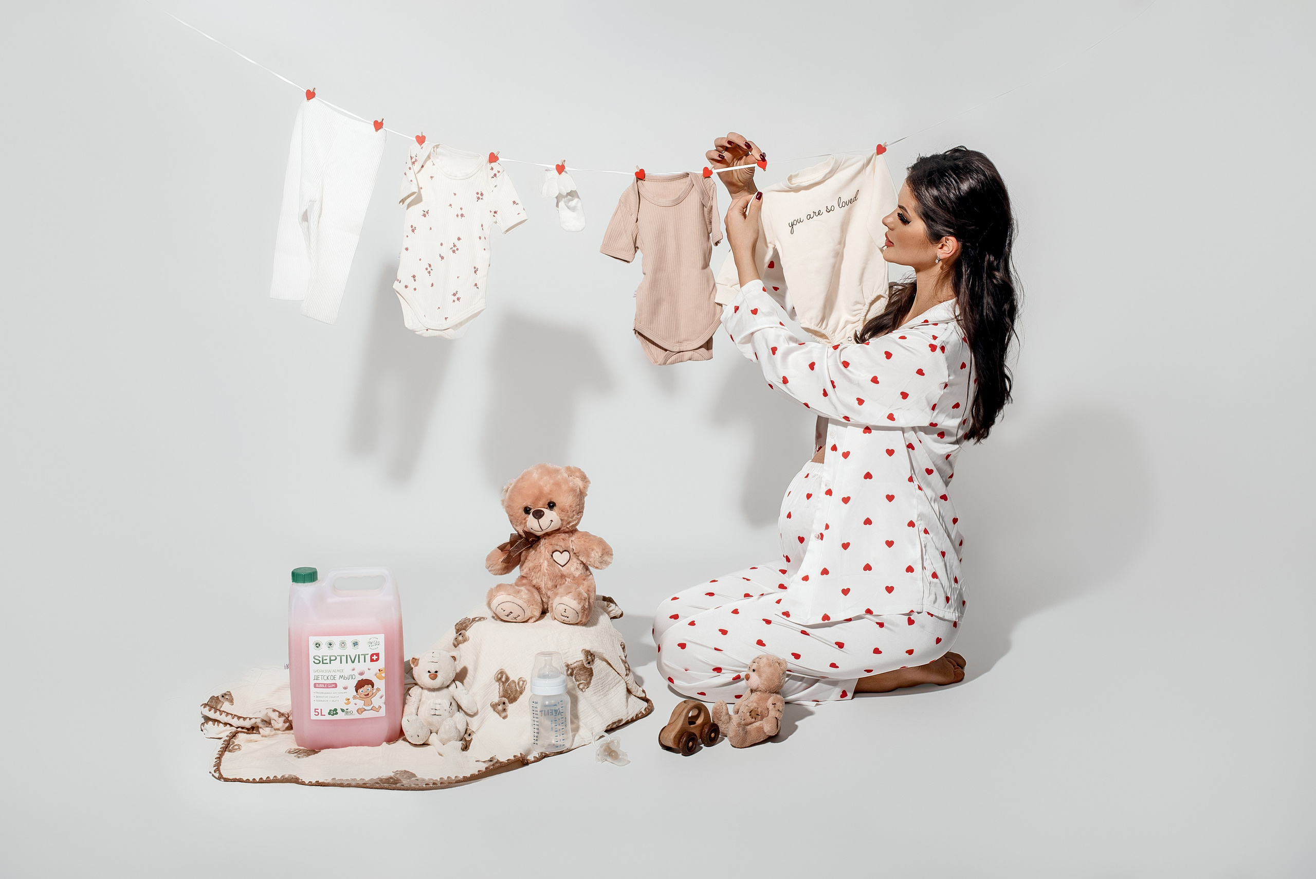 Аня и Максим. Фотограф беременности и новорожденных в Рязани