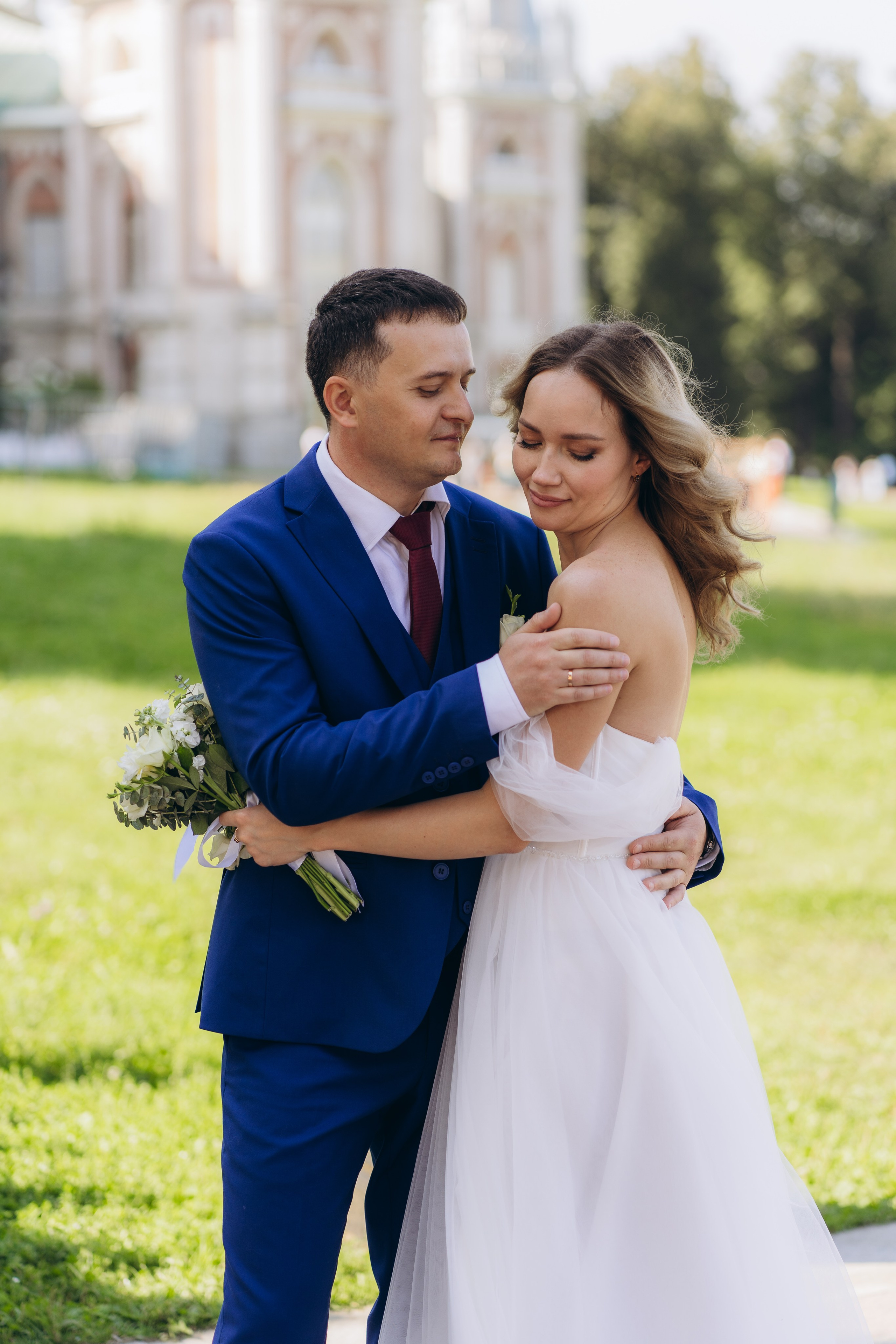 Свадебная фотосессия в Москве Царицыно. Свадебный фотограф в Москве Анна Полушина