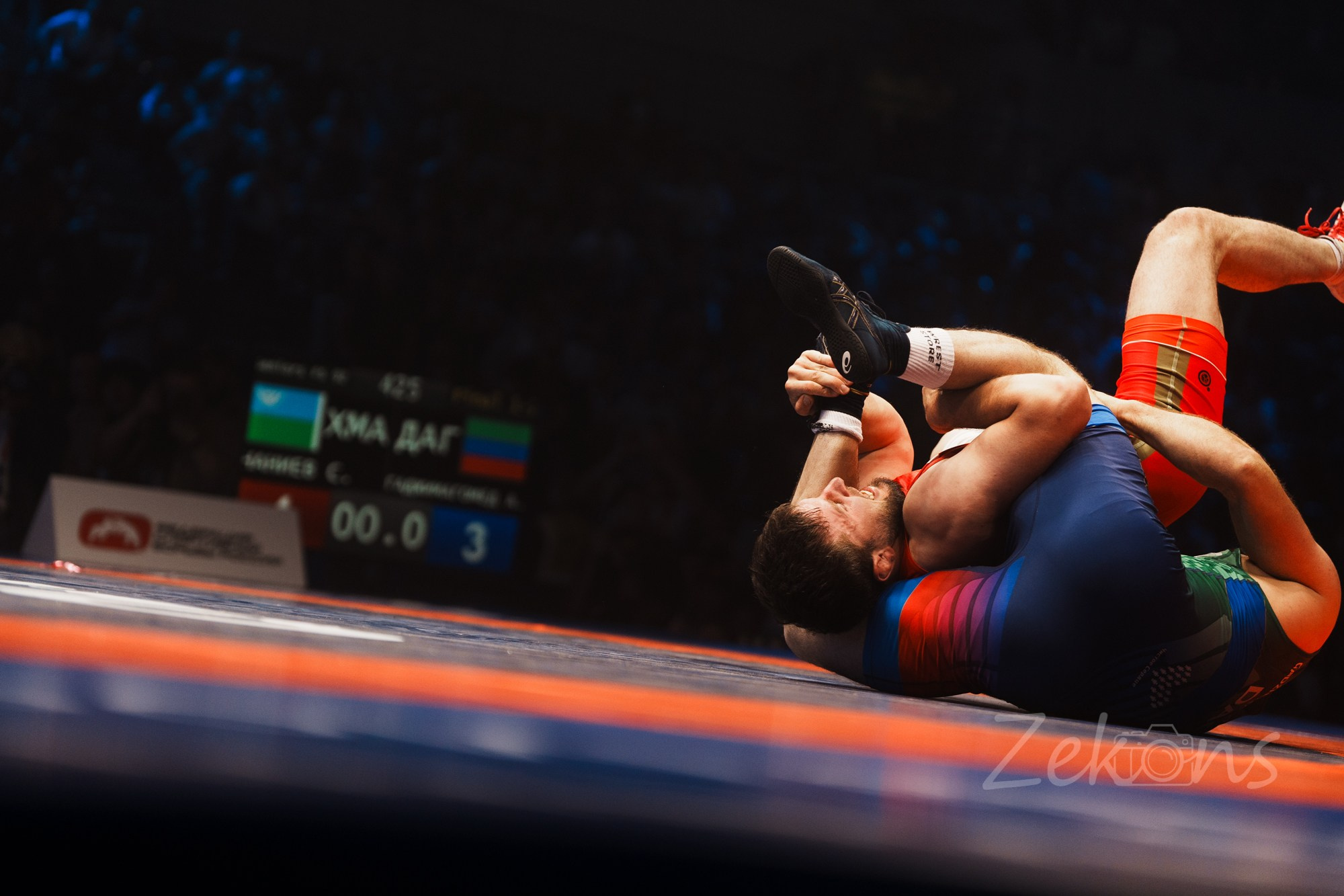 Чемпионат России по вольной борьбе 2025 (Москва). Zekons. Фото, видео, нейросети