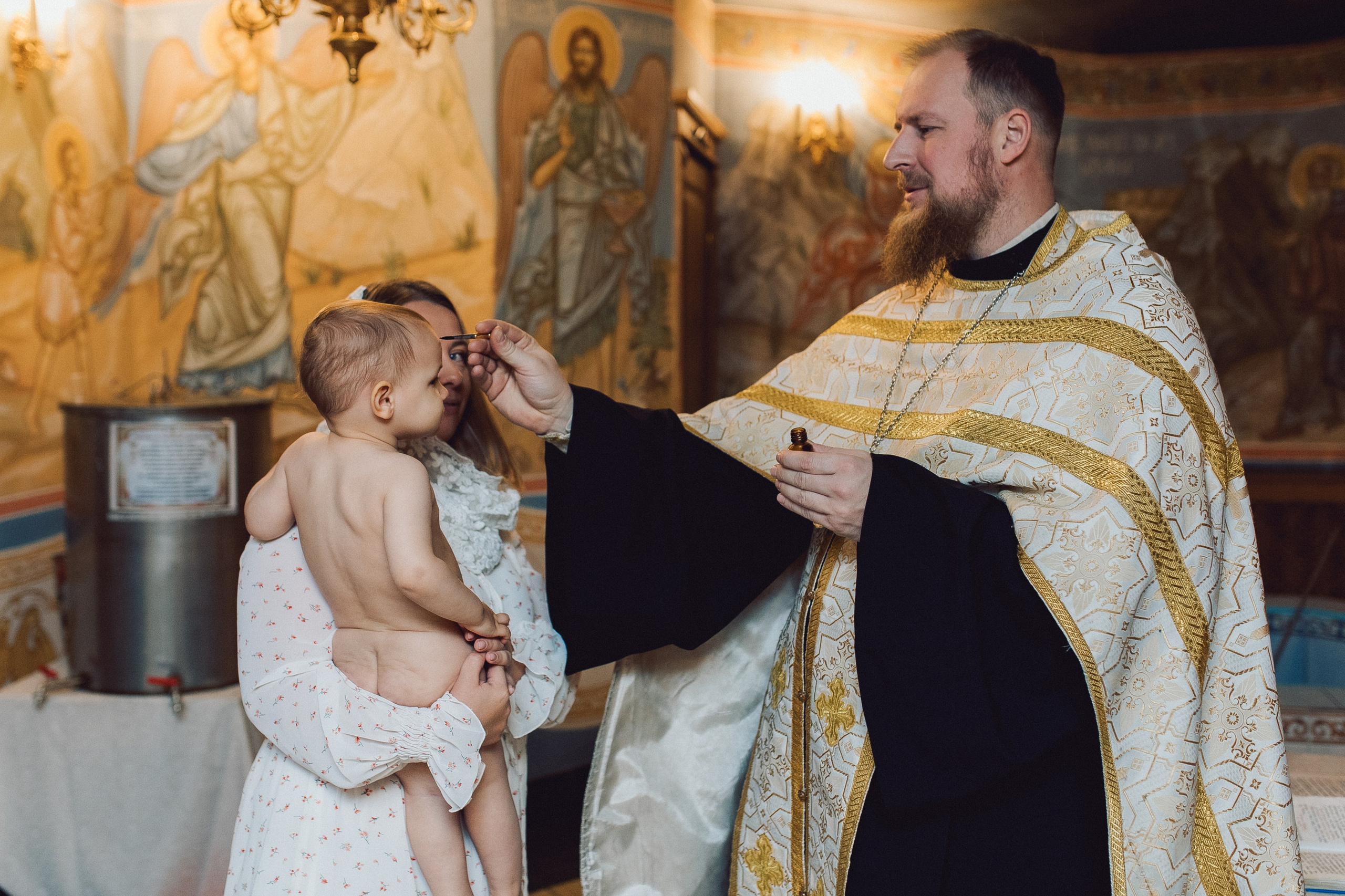 Крещение в Троицком соборе