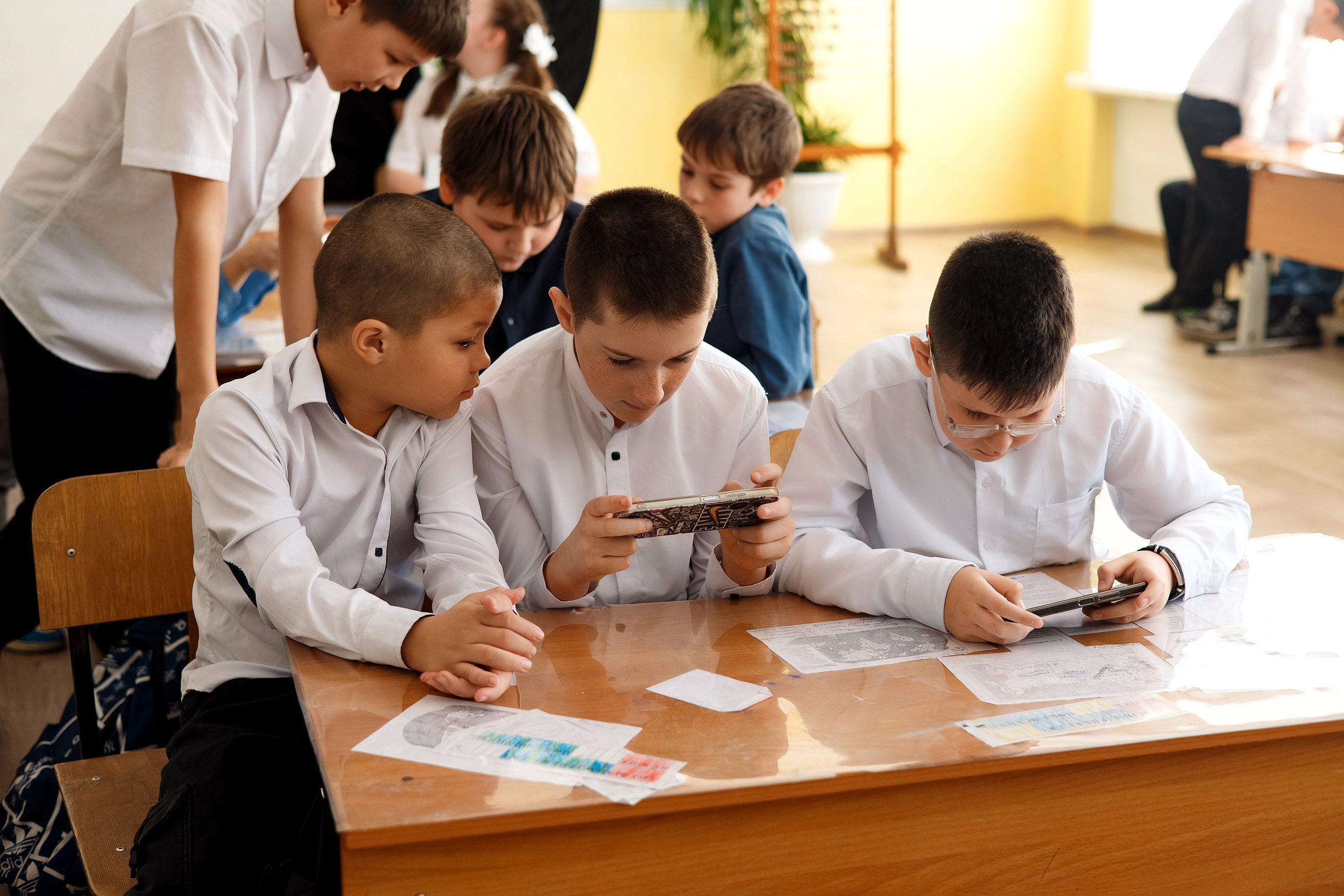 4 класс с. Барабаш. Фотограф Любовь Корниенко, Примоский край