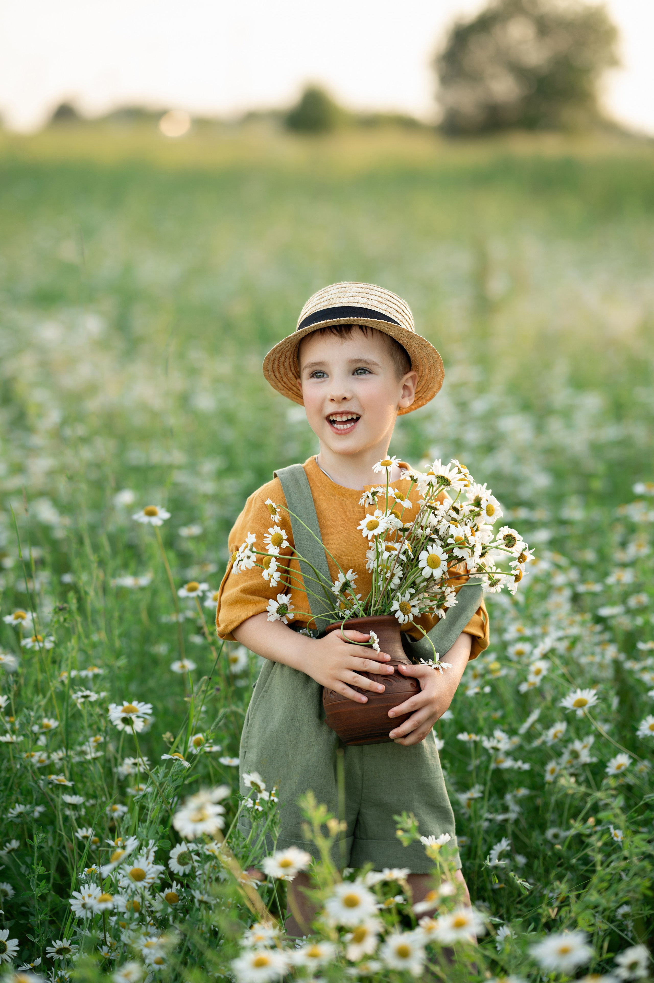 Ромашковое поле. Детский и семейный фотограф г. Москва Оксана Катаджи