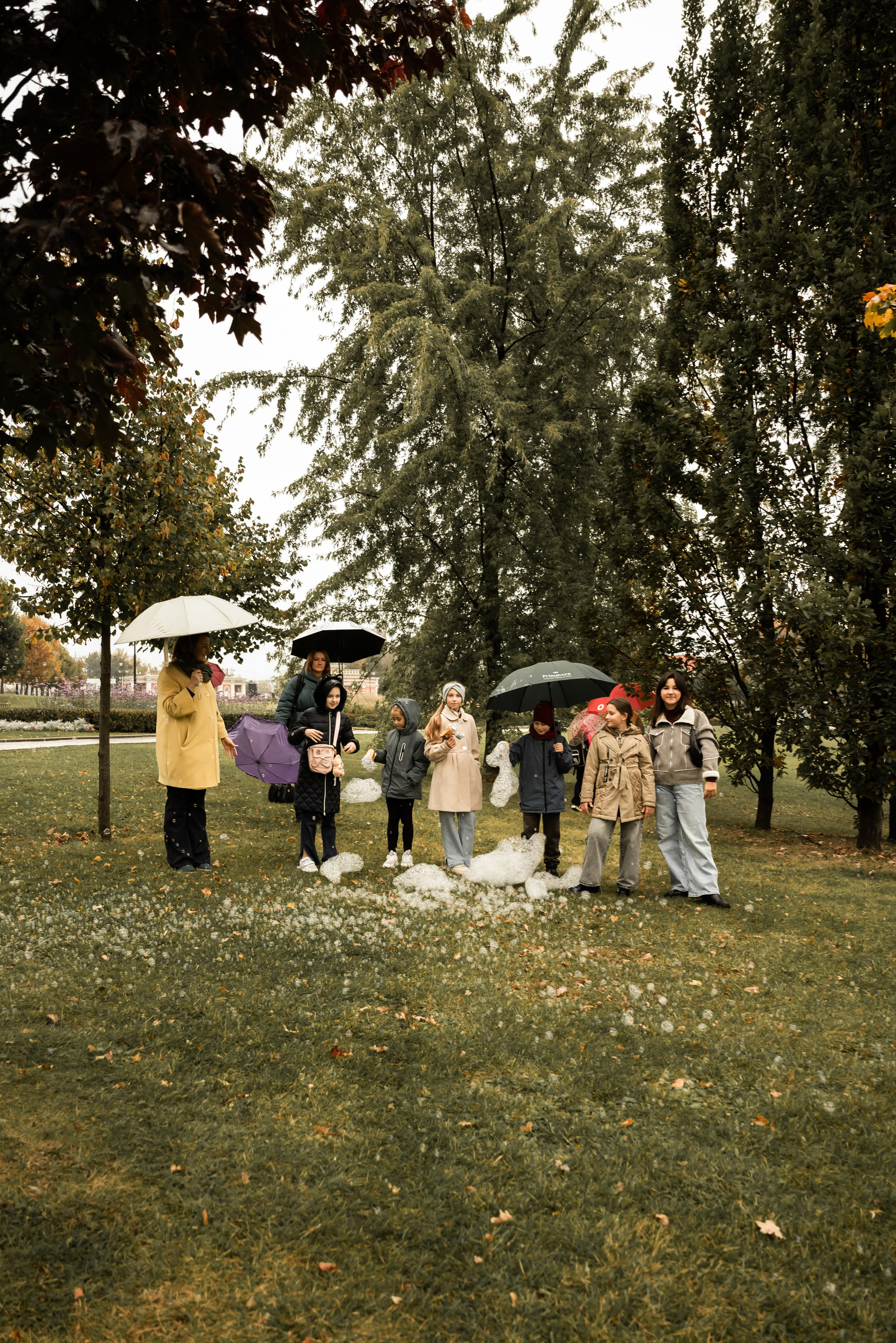 Дождливое день рождения в парке Царицино. Фотограф Ксения Огородова портфолио