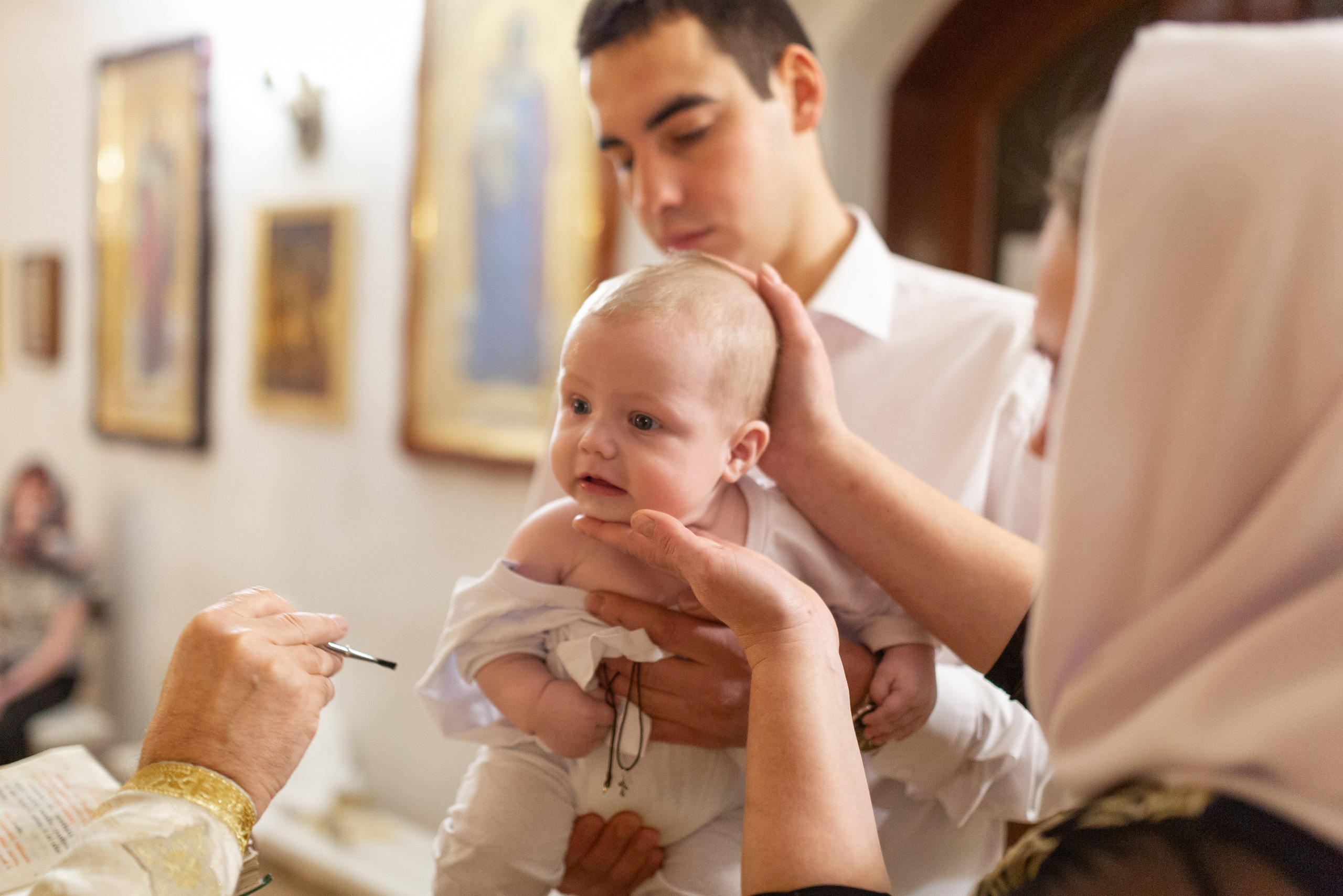 Таинство крещения. Фотограф Комаров Сергей