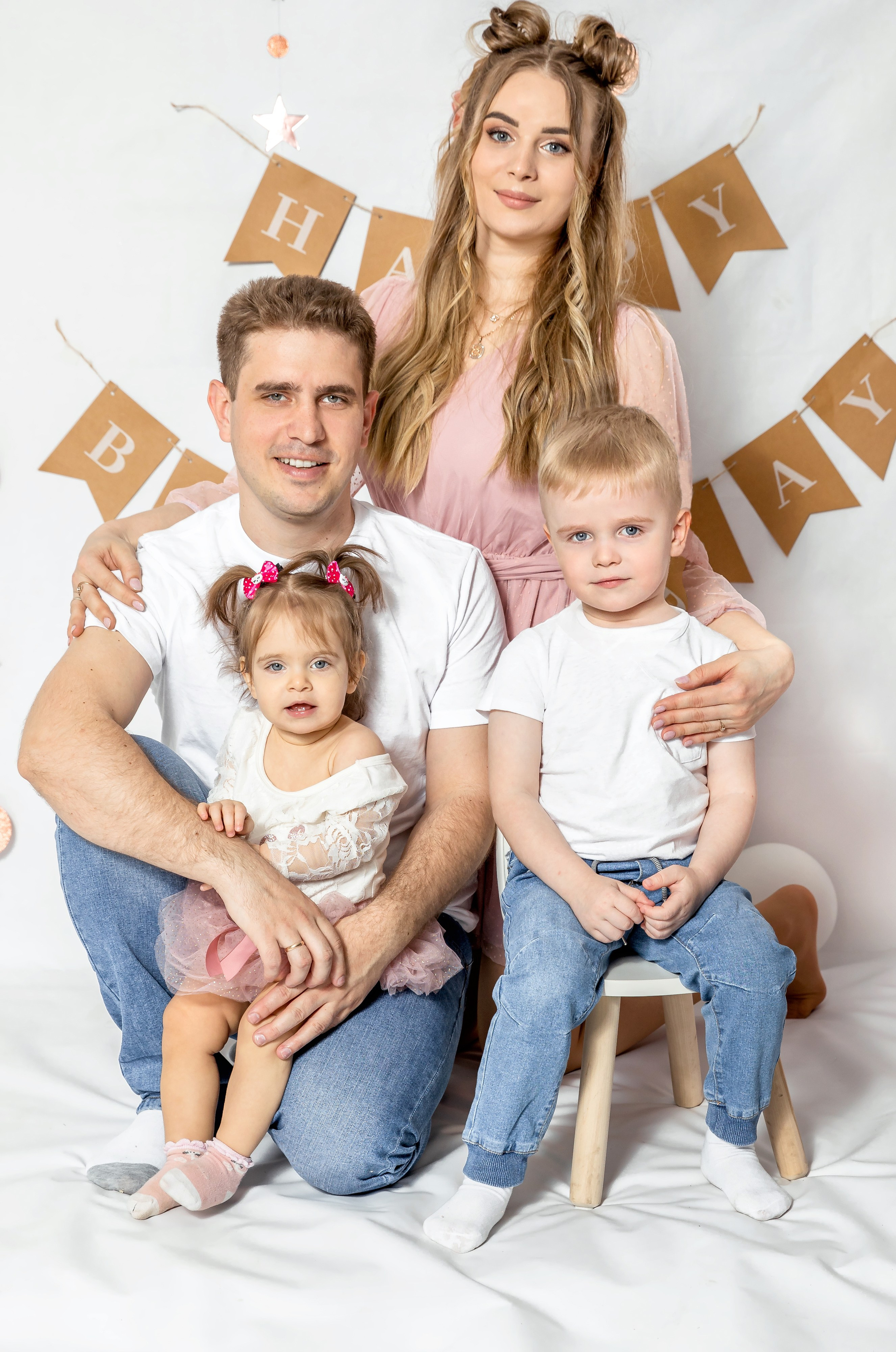 День рождения в розовом цвете. Детский семейный фотограф в г. Находка Ольга Коваленко, фотостудия Memories