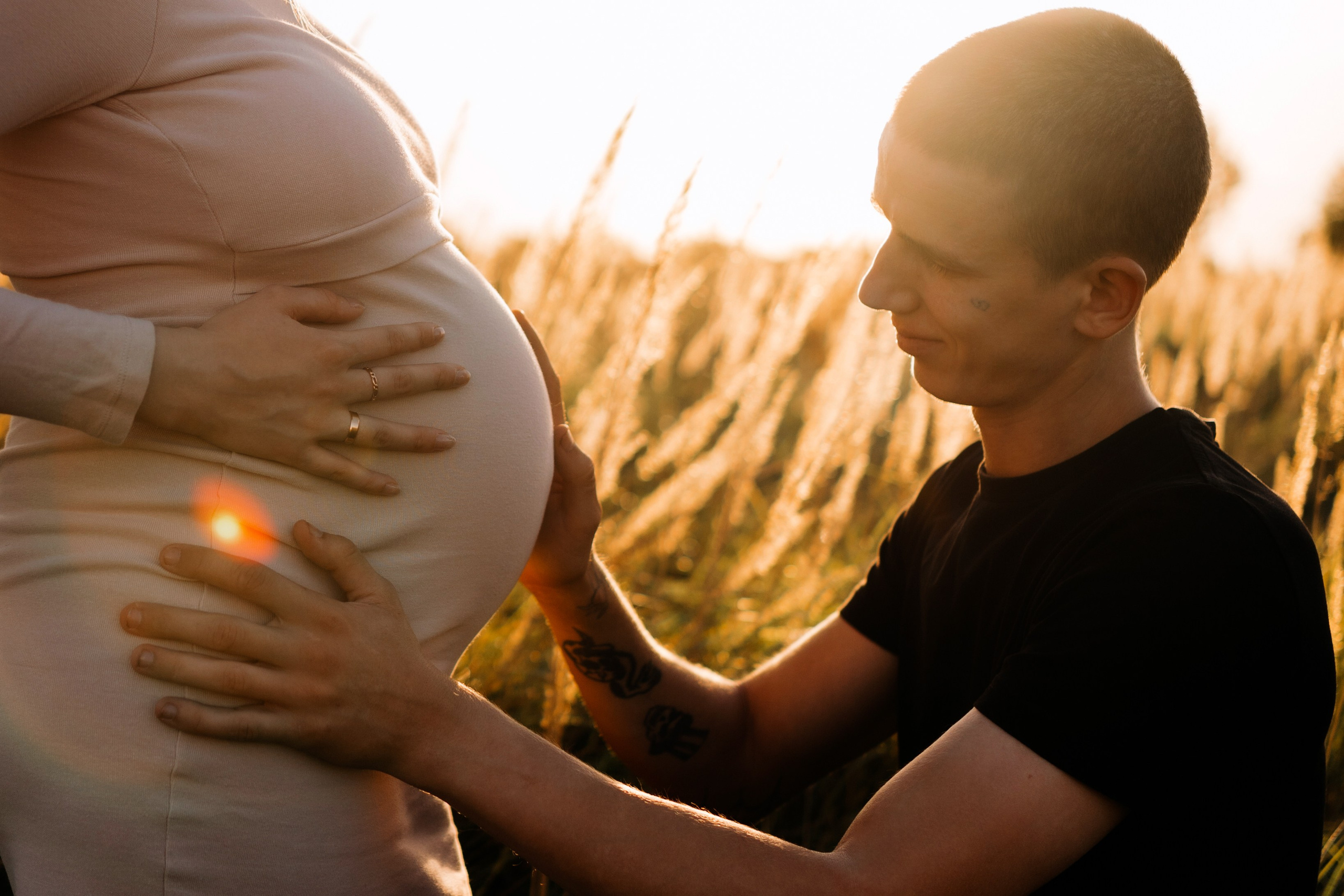 Фотосессия беременности на природе. Семейный фотограф в Москве и в Домодедово Екатерина Патракова