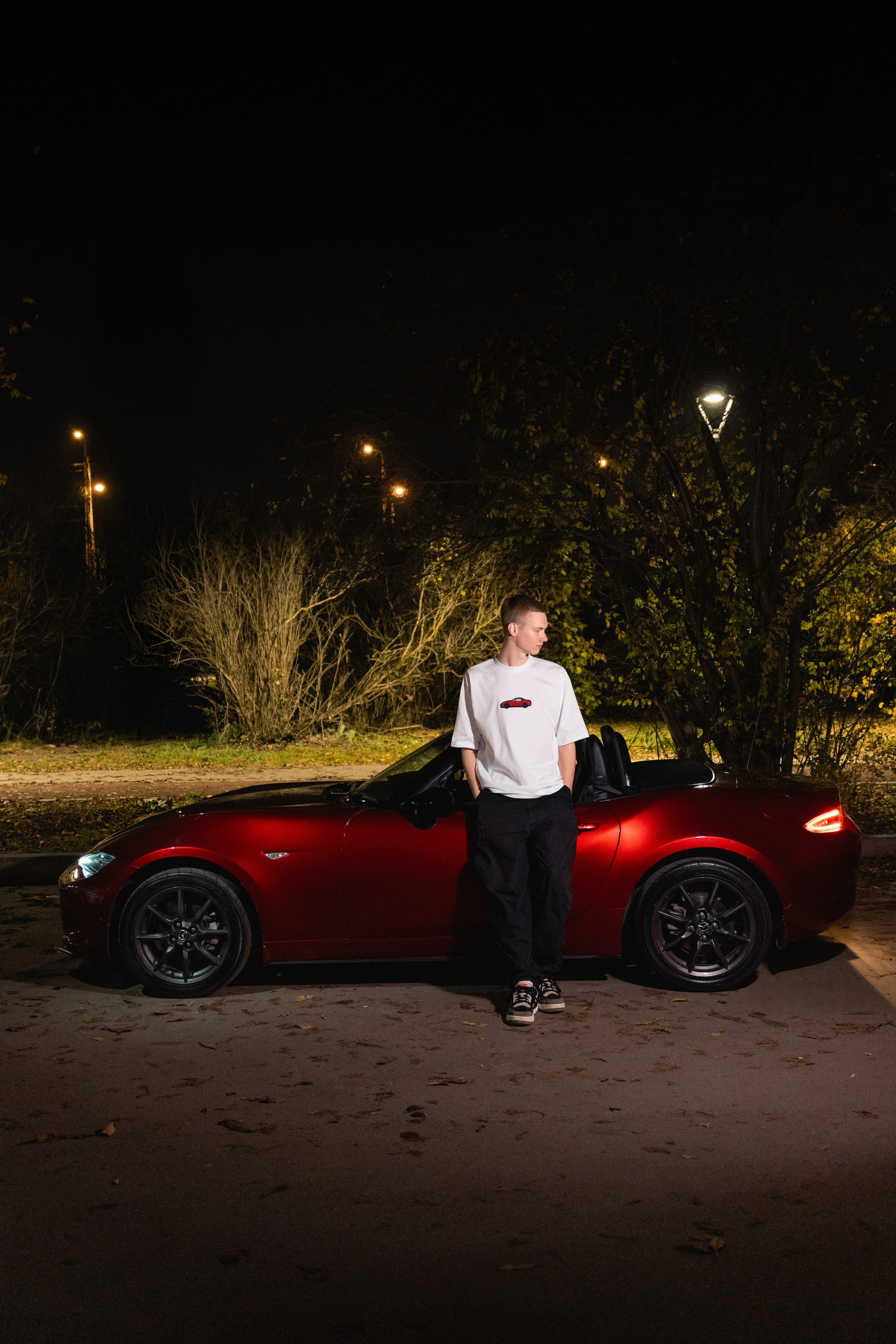 Фотографии футболок Cotton Cars и Mazda MX-5