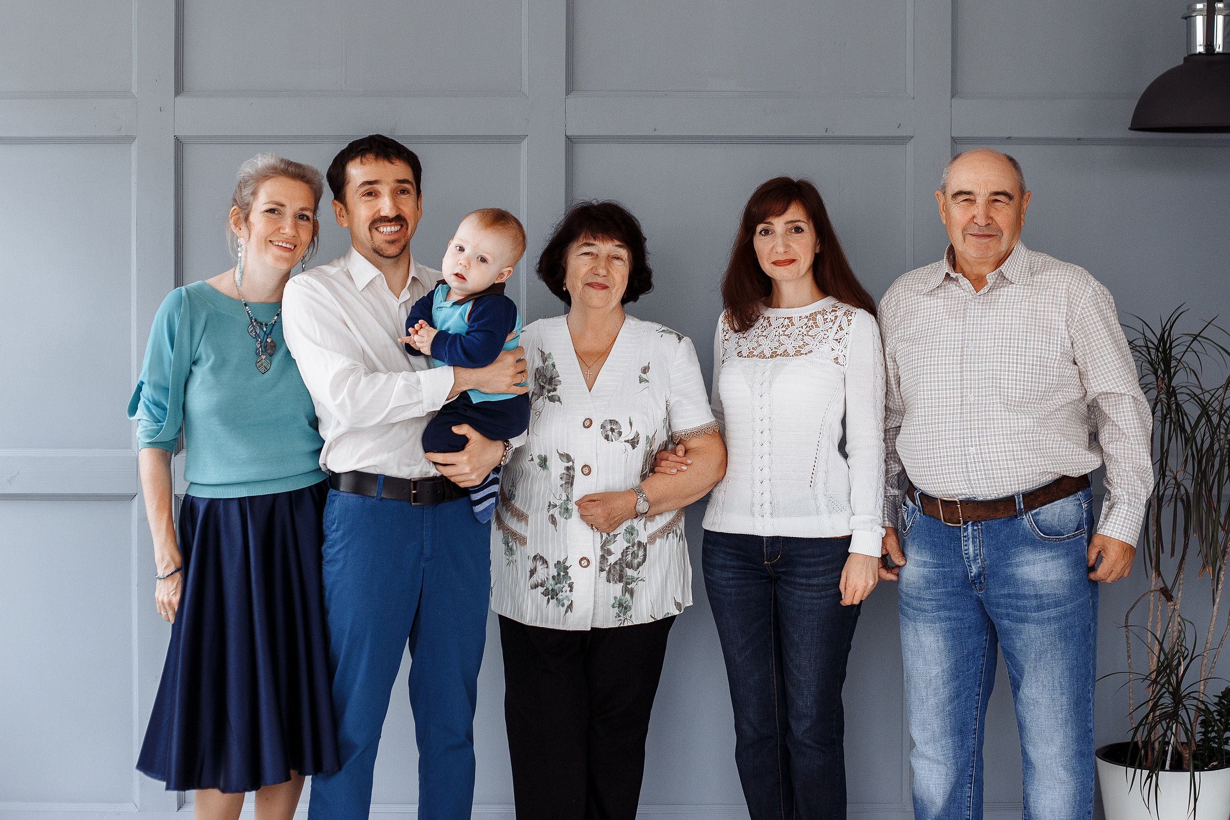 Большая дружная семья. Свадебный и семейный фотограф в Твери, Москве, Санкт-Петербурге