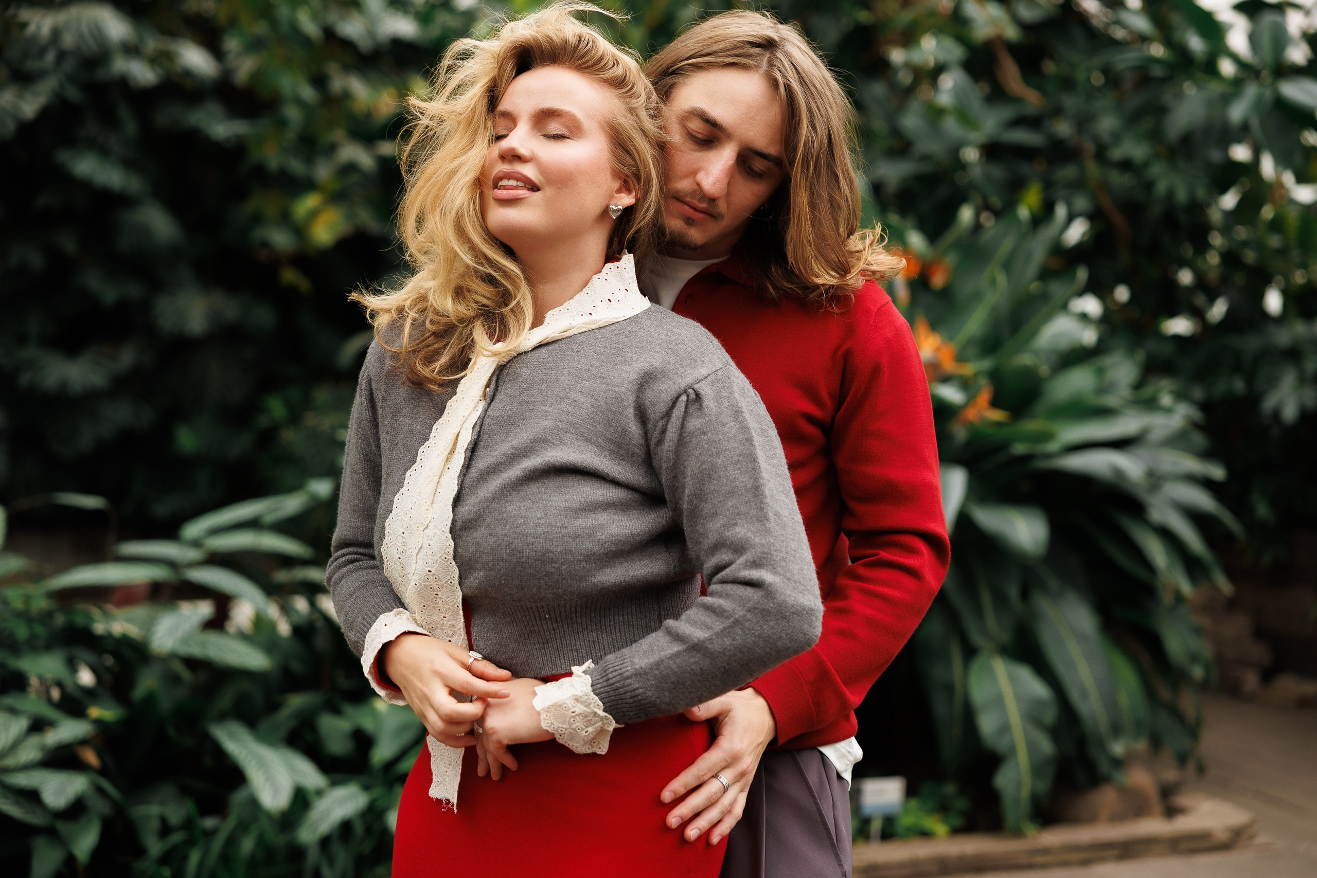 Предложение в оранжерее. Свадебный и семейный фотограф в Москве Красинская Мария