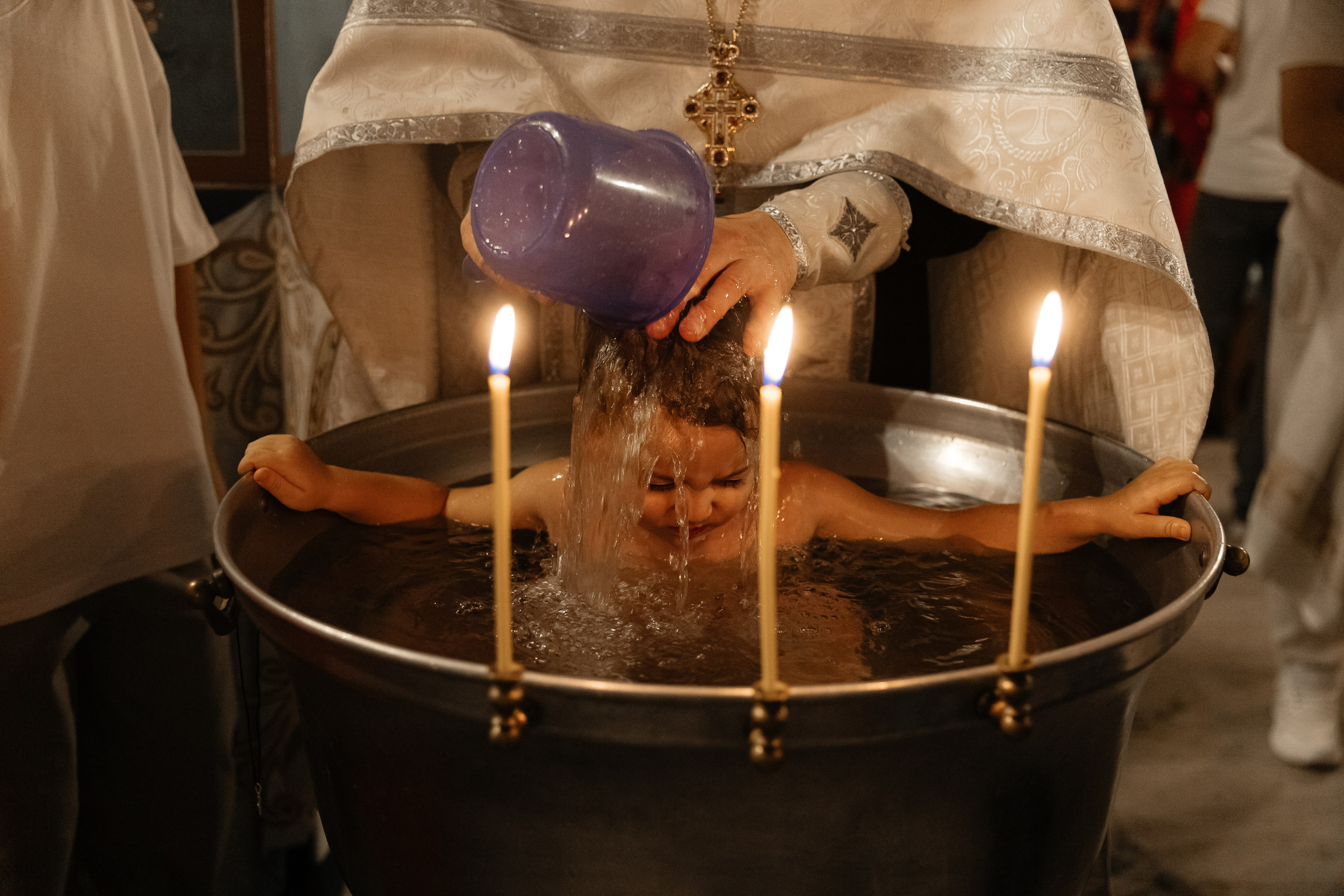 Крещение. Станица Кавказская. Свято-Никольский Храм. Свадебный фотограф Кропоткин Краснодар