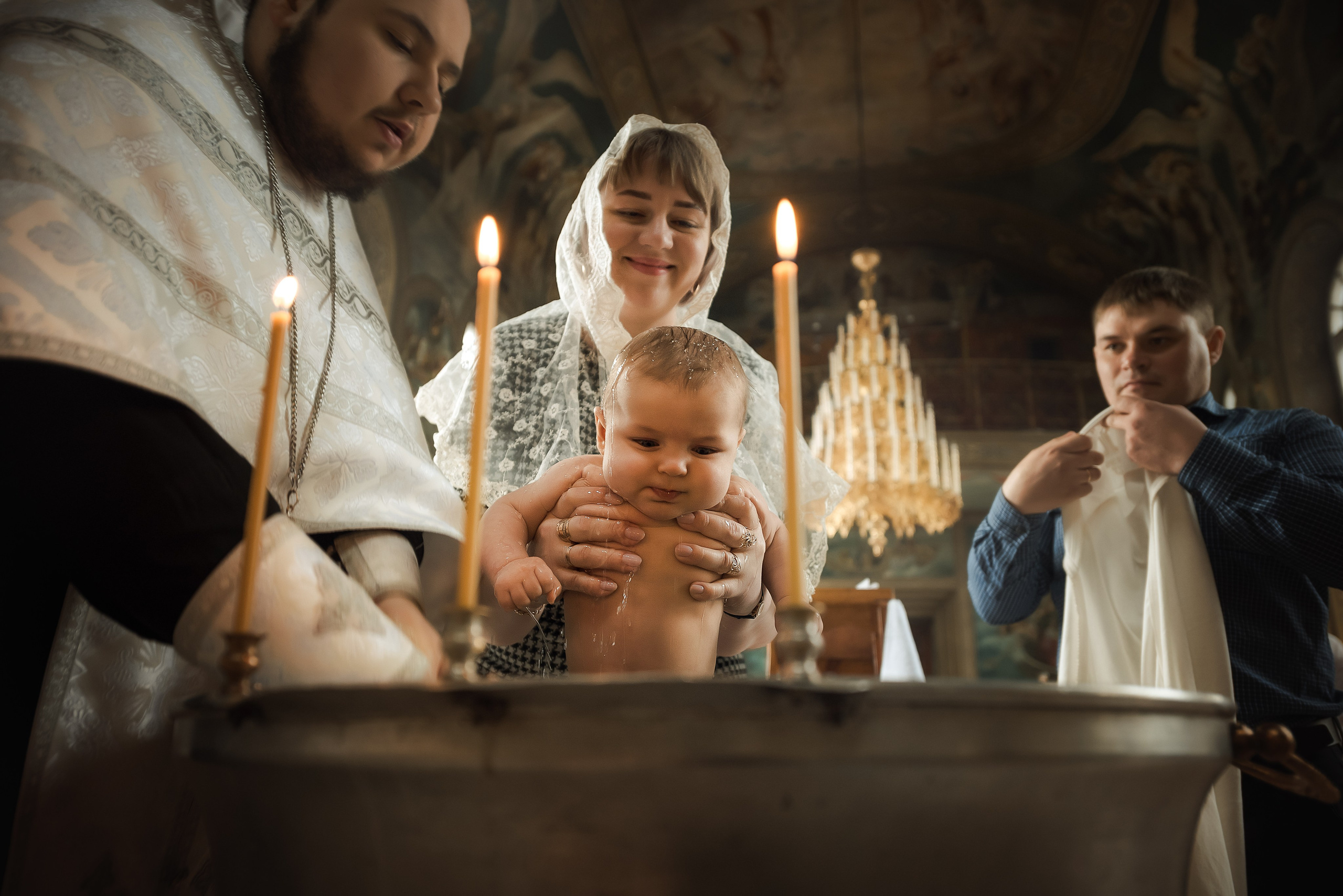 Таинство Крещения. Профессиональный семейный и церковный фотограф в Ростове-на-Дону