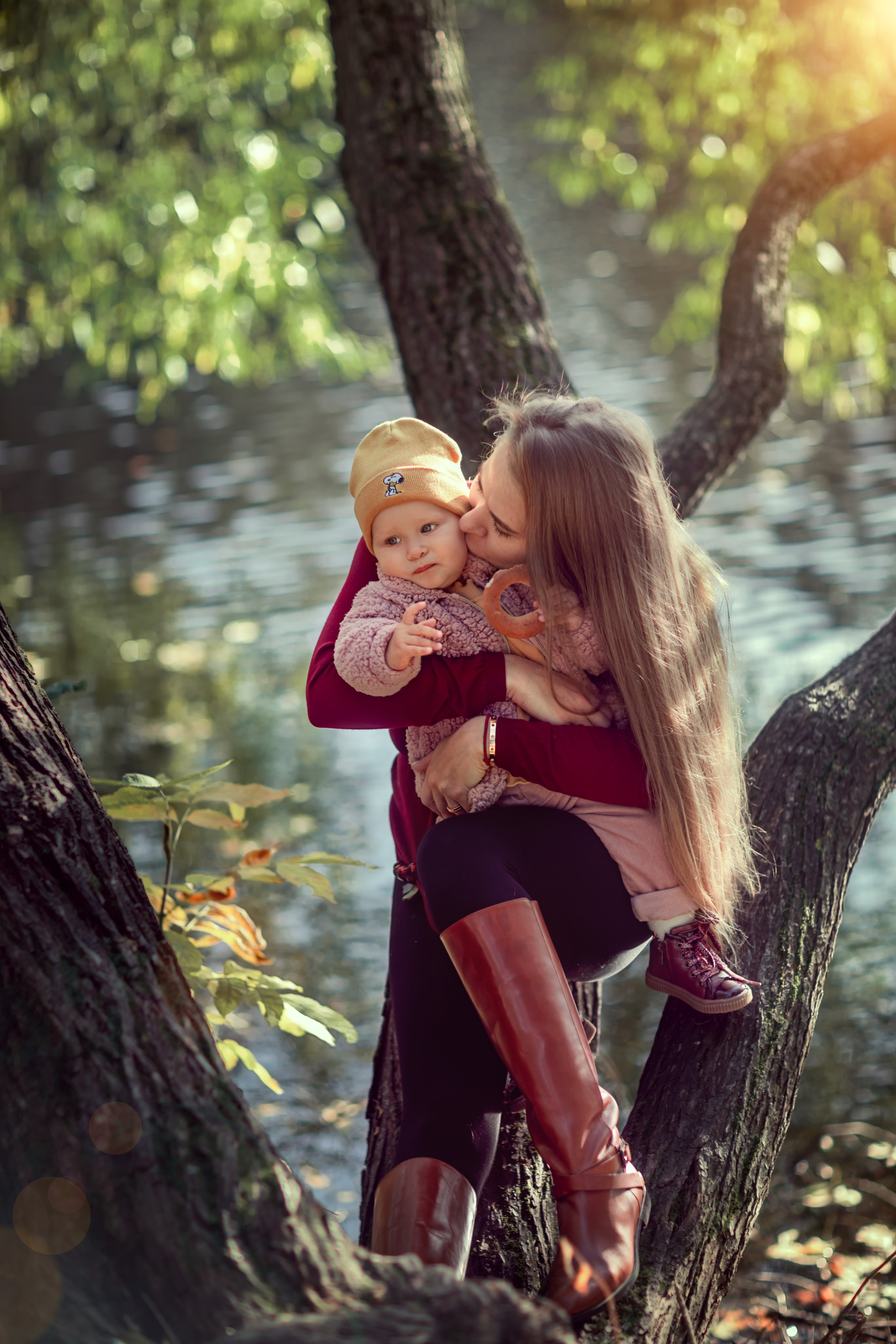 Осенняя съемка мама и дочка. Фотограф в Санкт-Петербурге Анастасия Полякова