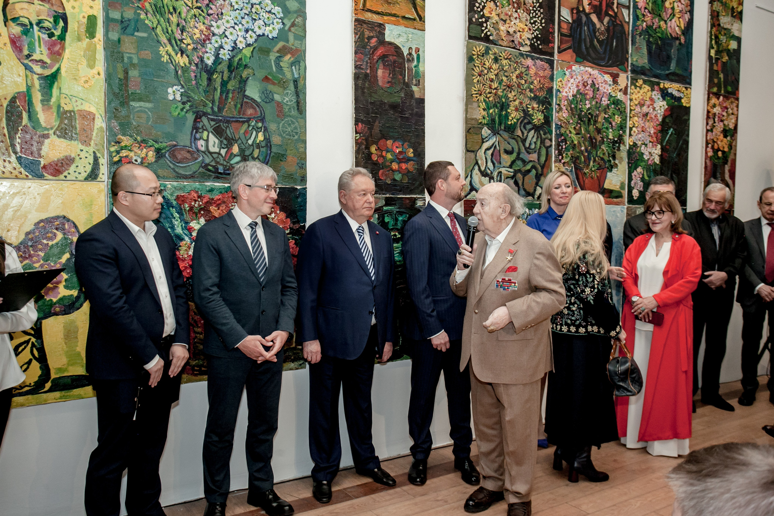 Открытие выставки Зураба Церетели. Art photographer Nino